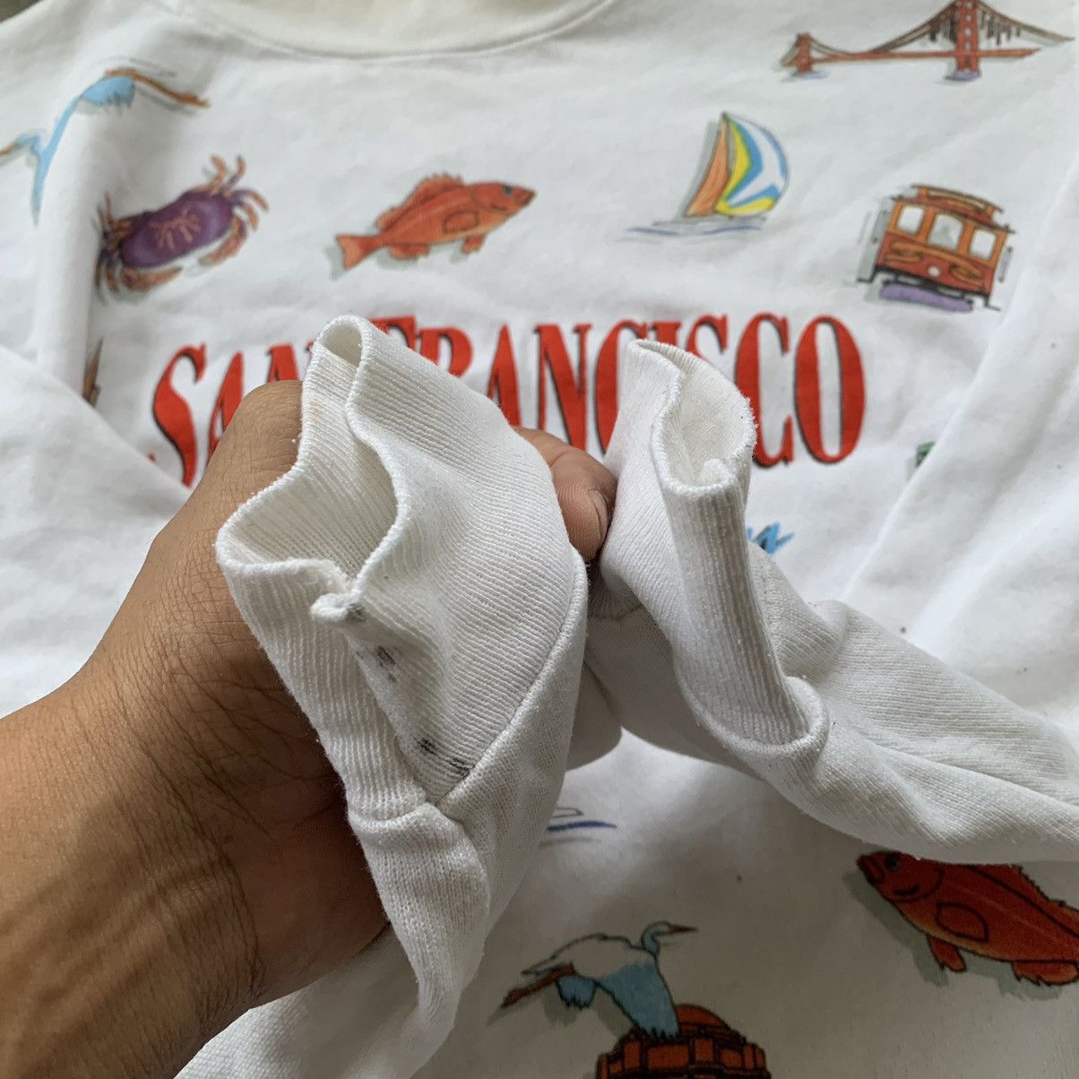 Vintage San Francisco city by the bay vintage 90s sweatshirt Size US M / EU 48-50 / 2 - 10 Thumbnail