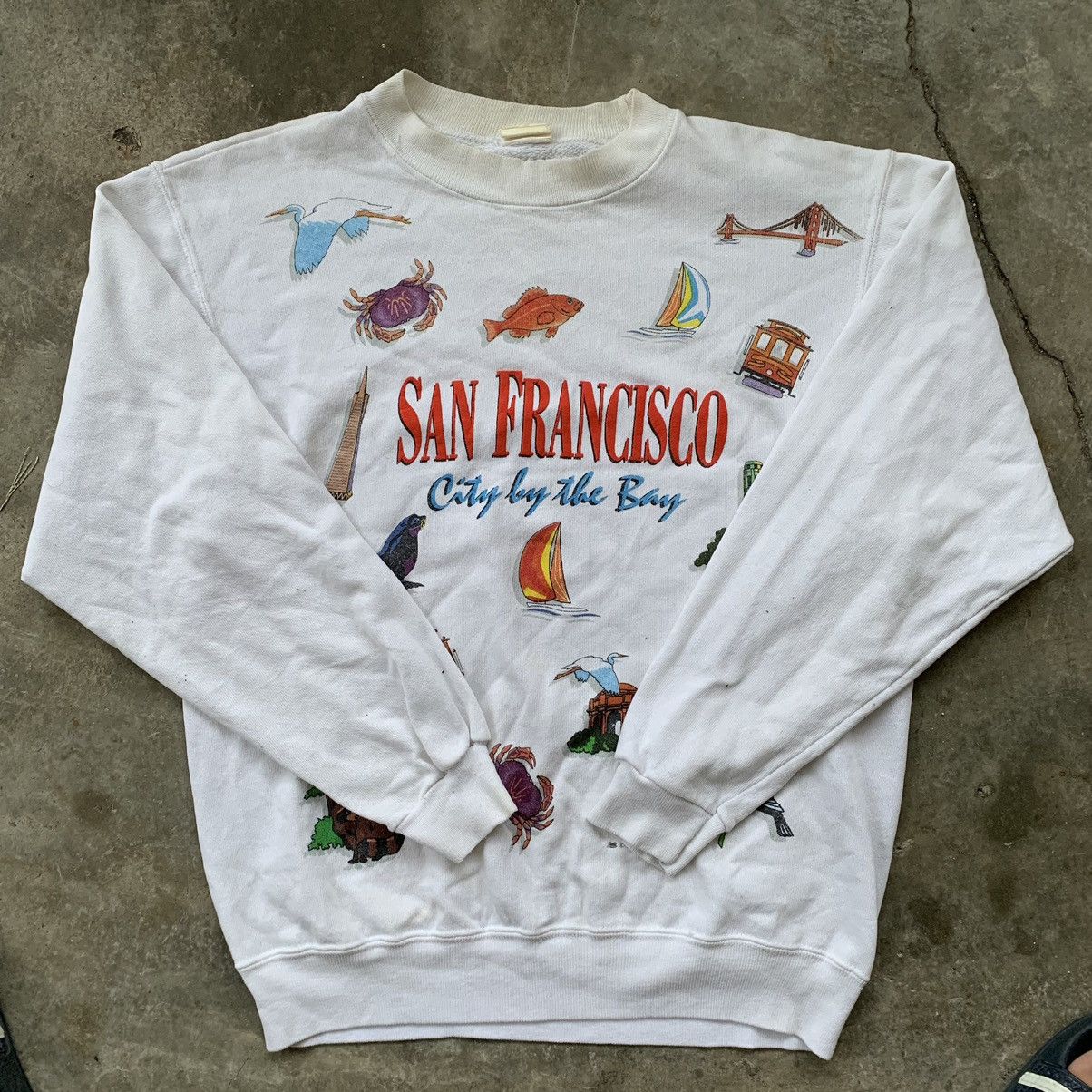 Vintage San Francisco city by the bay vintage 90s sweatshirt Size US M / EU 48-50 / 2 - 8 Thumbnail