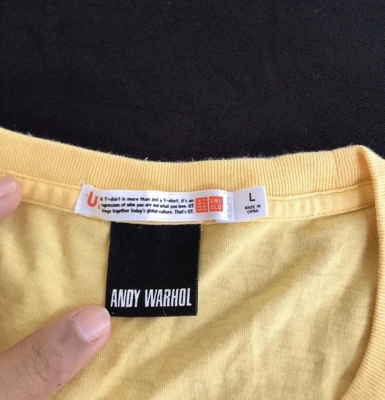 Andy Warhol Uniqlo Andy Warhol Tshirt Size US L / EU 52-54 / 3 - 3 Thumbnail