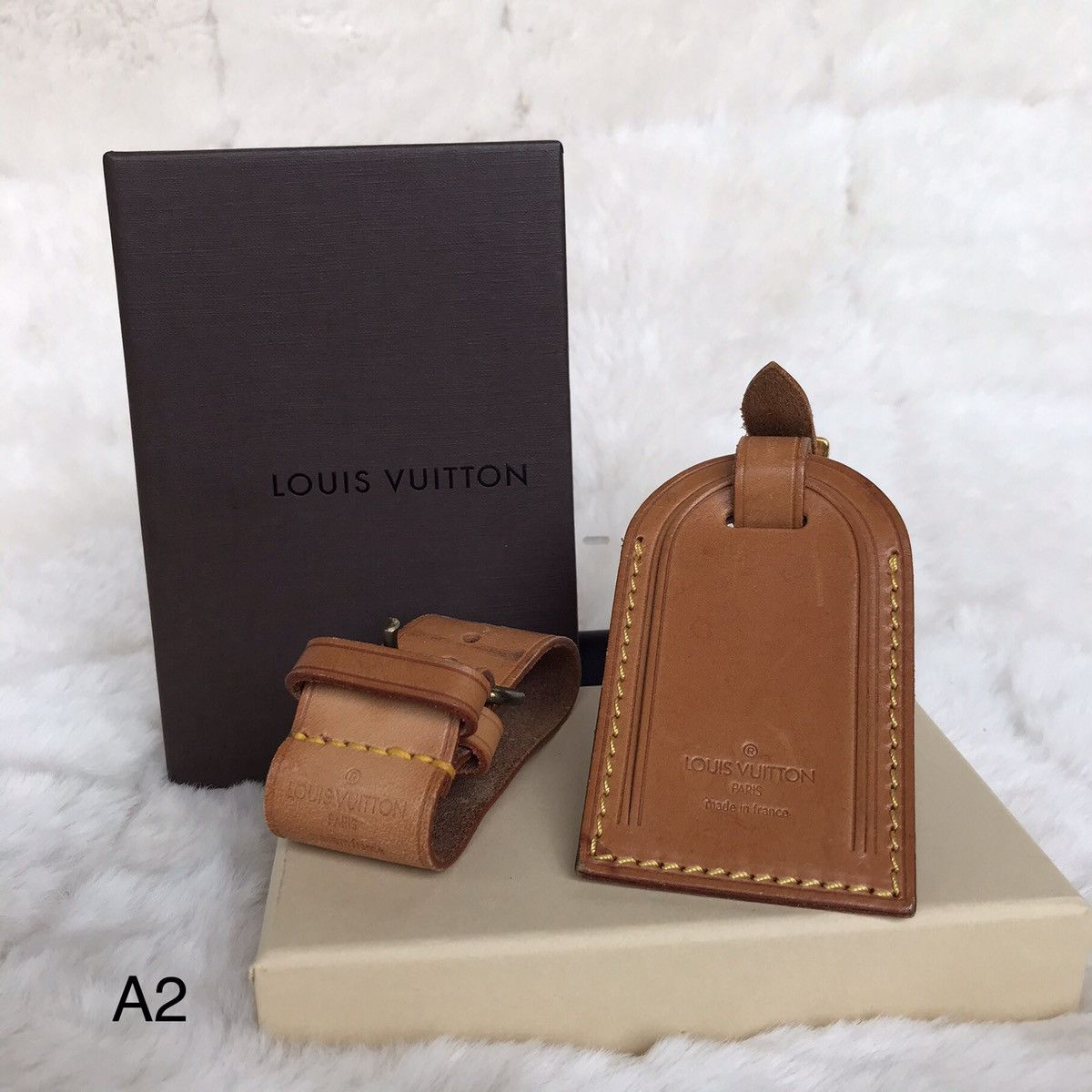 AUTHENTIC LOUIS VUITTON NAME TAG ACCESSORY LUGGAGE TAG
