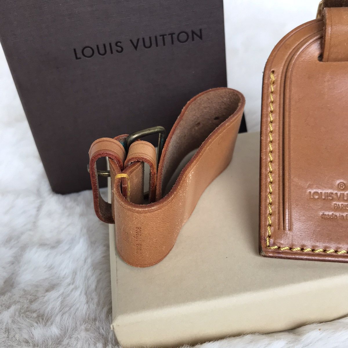 Louis Vuitton AUTHENTIC LOUIS VUITTON NAME TAG ACCESSORY LUGGAGE TAG Size ONE SIZE - 4 Thumbnail