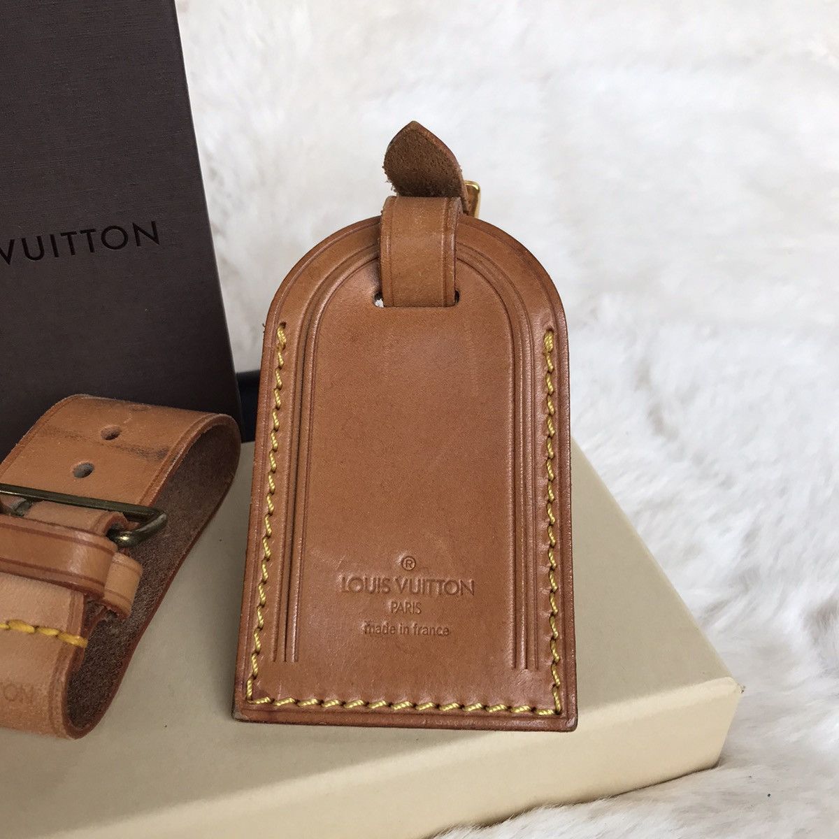 Louis Vuitton AUTHENTIC LOUIS VUITTON NAME TAG ACCESSORY LUGGAGE TAG Size ONE SIZE - 2 Thumbnail