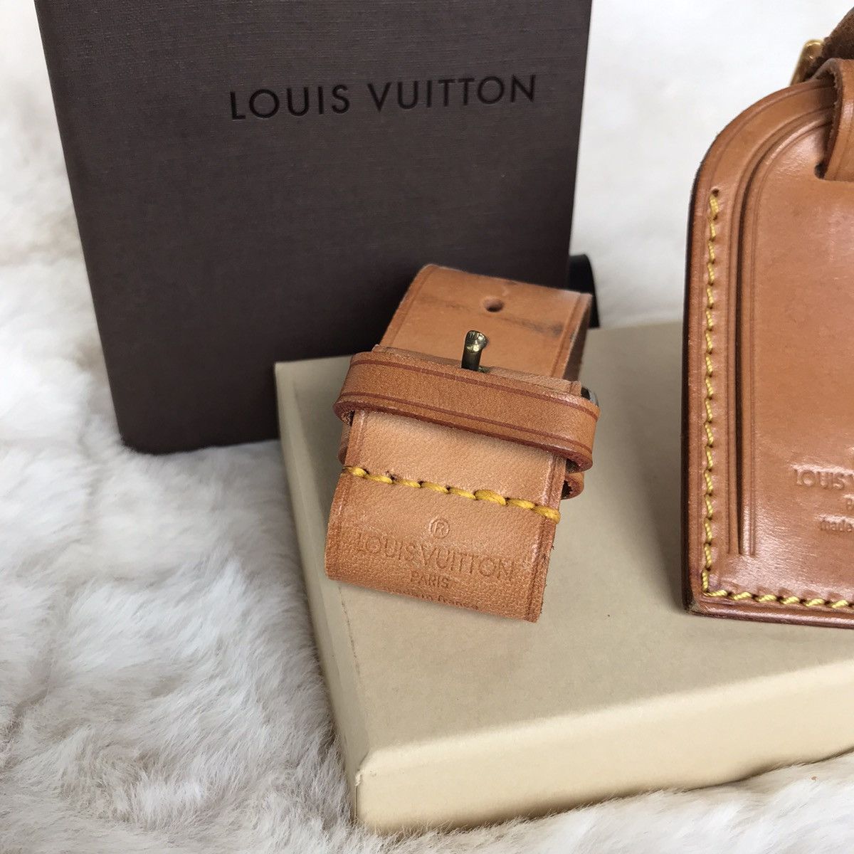 Louis Vuitton AUTHENTIC LOUIS VUITTON NAME TAG ACCESSORY LUGGAGE TAG Size ONE SIZE - 3 Thumbnail