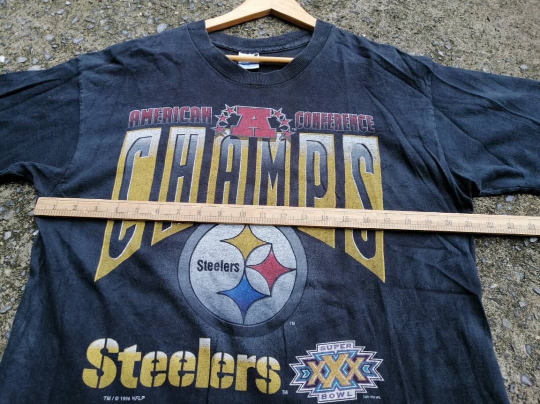 NFL × Salem Sportswear × Vintage Vintage 90s NFL Steelers Superbowl 1996 Size US M / EU 48-50 / 2 - 3 Thumbnail