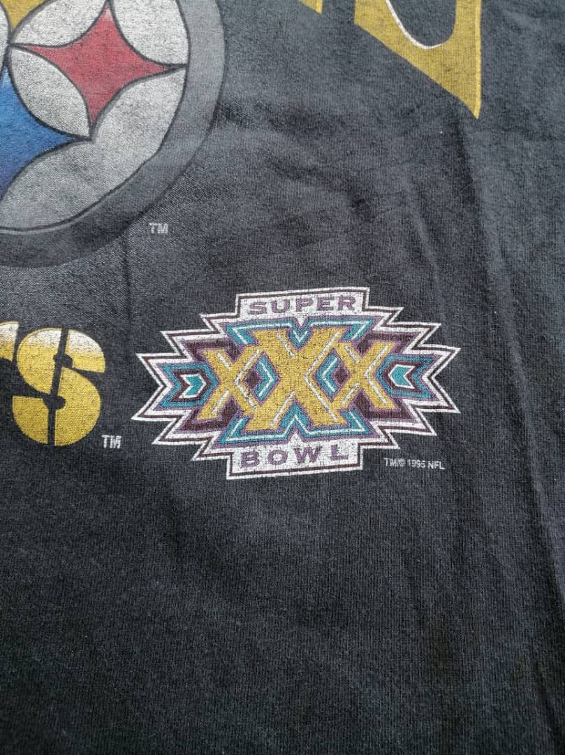 NFL × Salem Sportswear × Vintage Vintage 90s NFL Steelers Superbowl 1996 Size US M / EU 48-50 / 2 - 6 Thumbnail