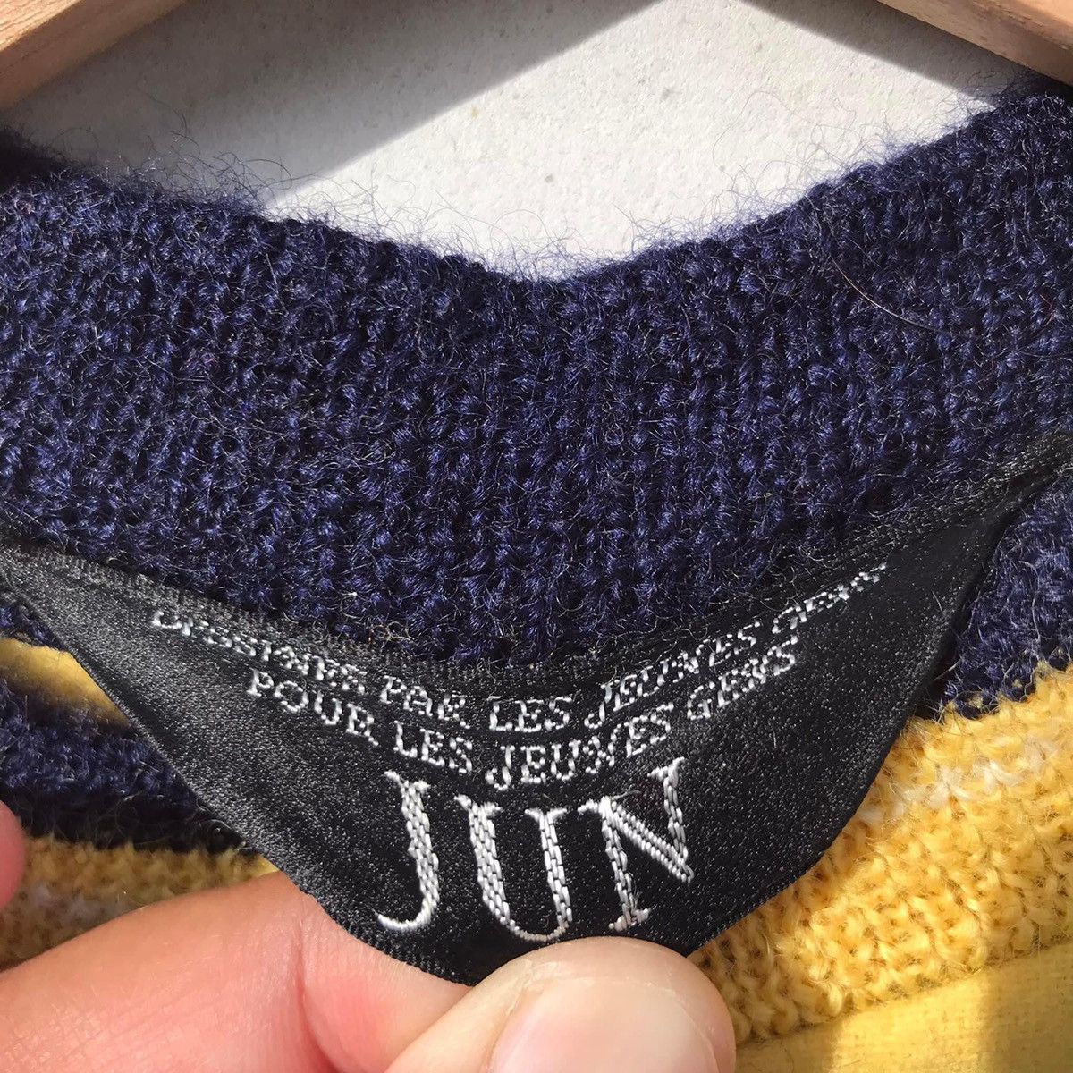 JUN MEN RARE🔥 Vintage Jun Men Sweatshirts Wool Size US M / EU 48-50 / 2 - 7 Thumbnail
