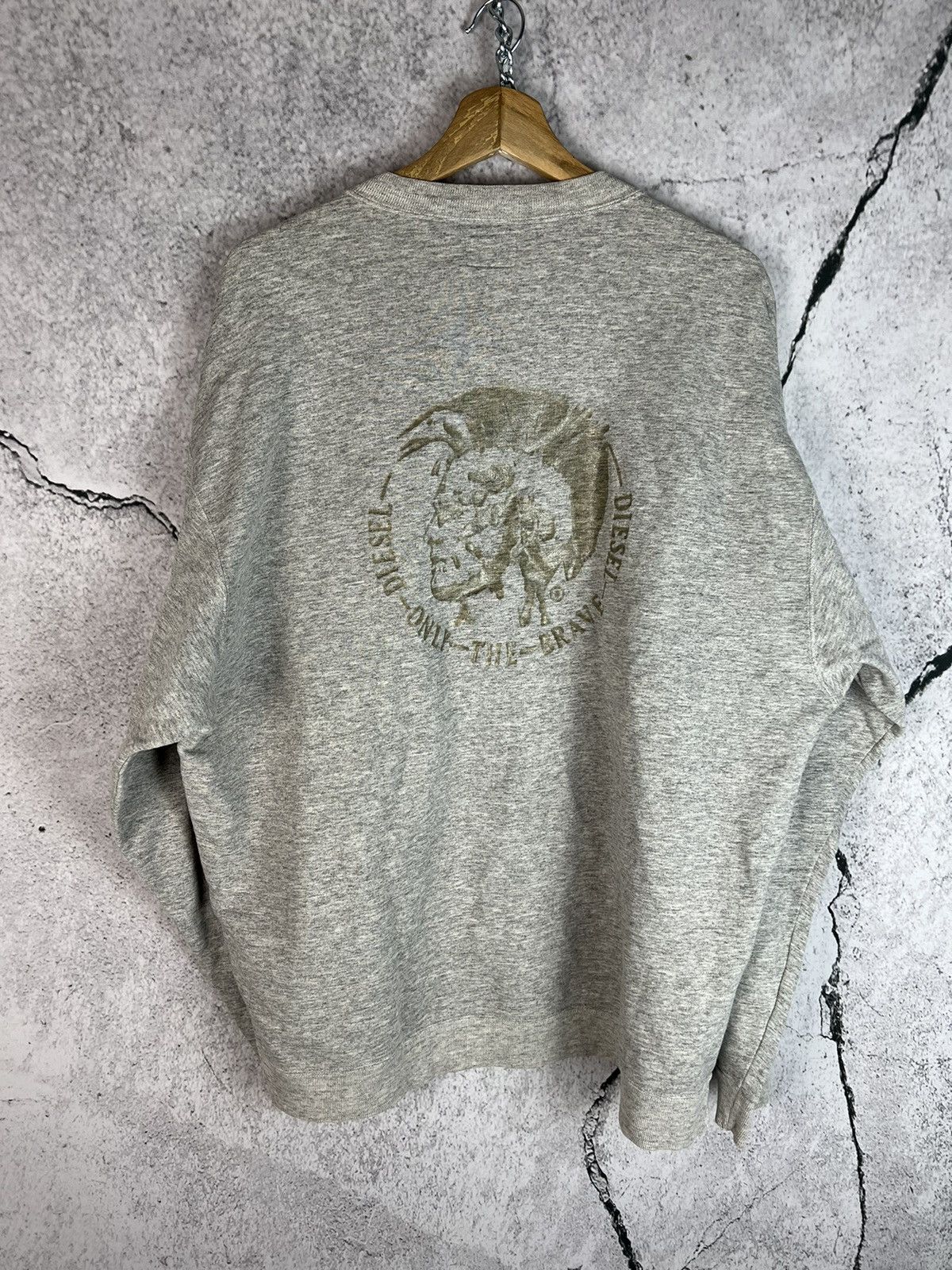 Diesel Vintage 90s Diesel spell out logo sweatshirt Size US L / EU 52-54 / 3 - 1 Thumbnail