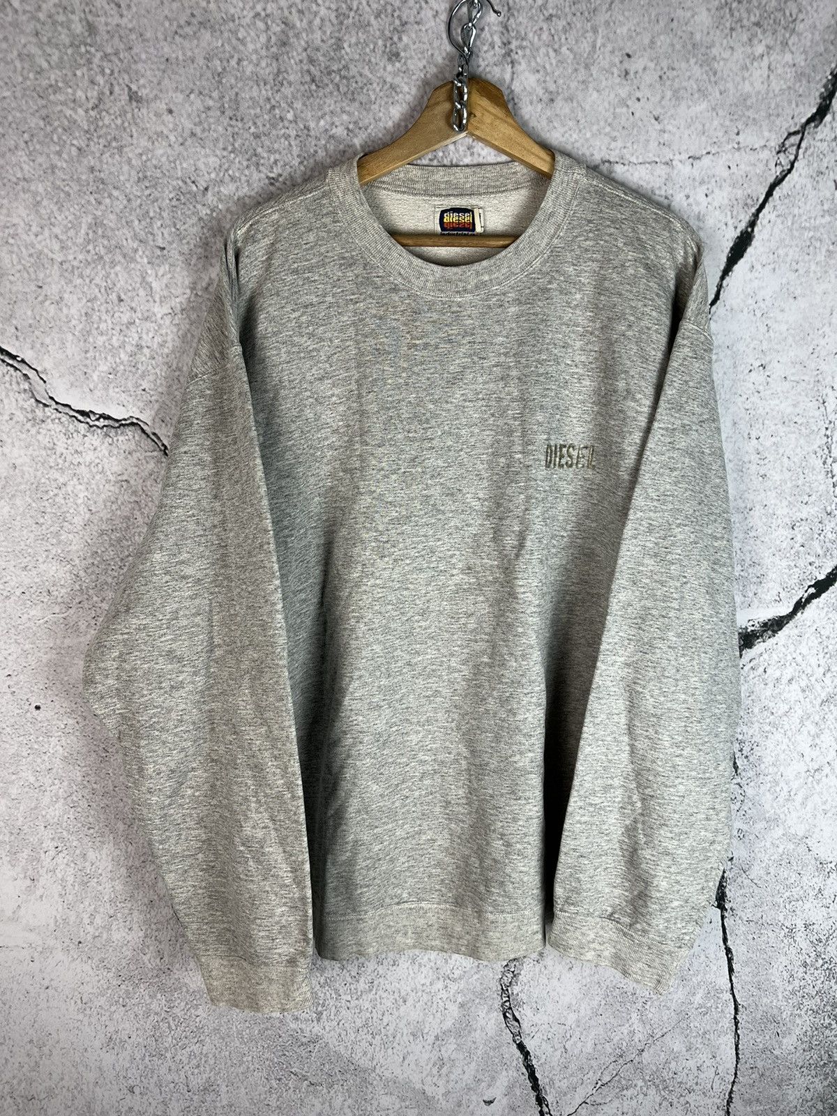 Diesel Vintage 90s Diesel spell out logo sweatshirt Size US L / EU 52-54 / 3 - 2 Thumbnail