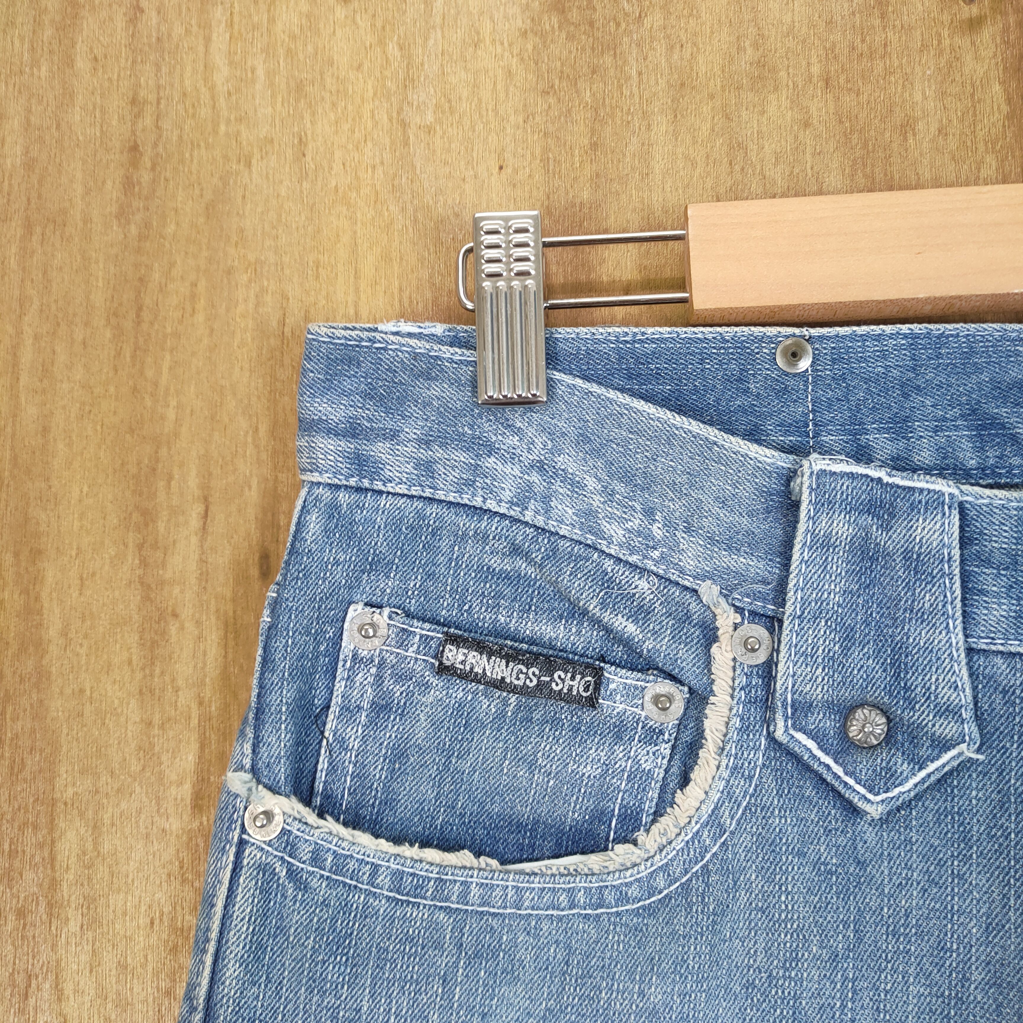 Japanese Brand JAPANESE BRAND FADED FLARE DENIM PANTS Size US 30 / EU 46 - 6 Thumbnail
