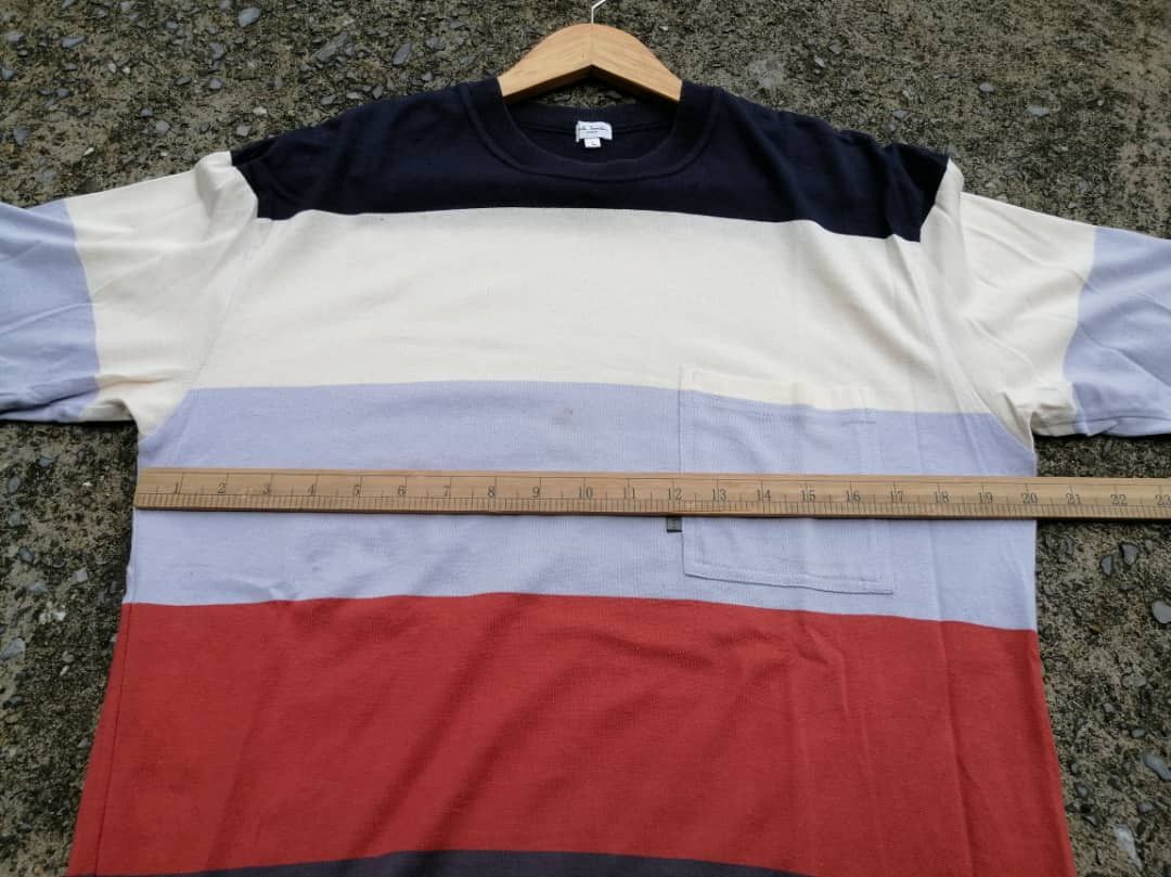 Designer × Paul Smith Paul Smith Made In Japan Stripe Tee Size US M / EU 48-50 / 2 - 2 Thumbnail