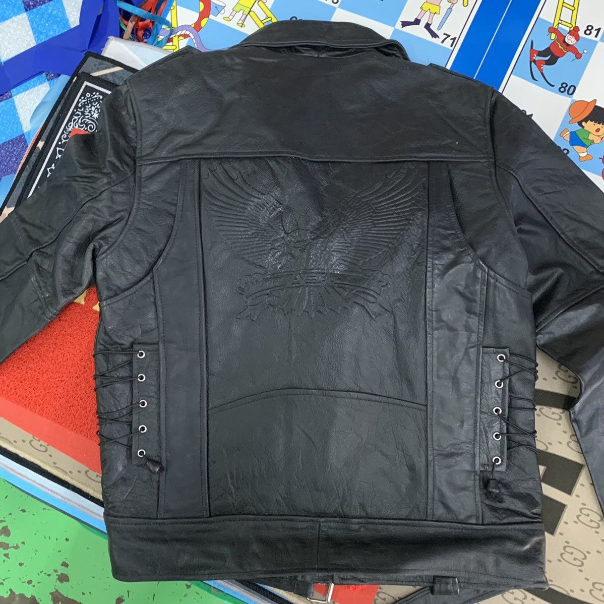 Leather A1 Real Leather Biker Jacket Size US M / EU 48-50 / 2 - 4 Thumbnail