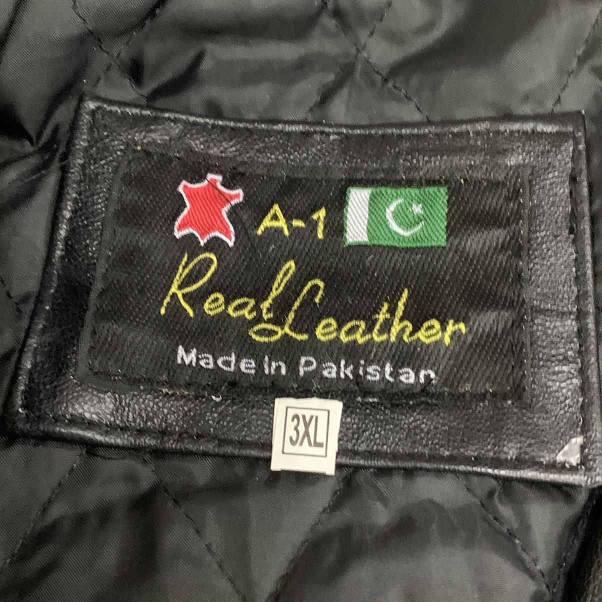 Leather A1 Real Leather Biker Jacket Size US M / EU 48-50 / 2 - 6 Thumbnail