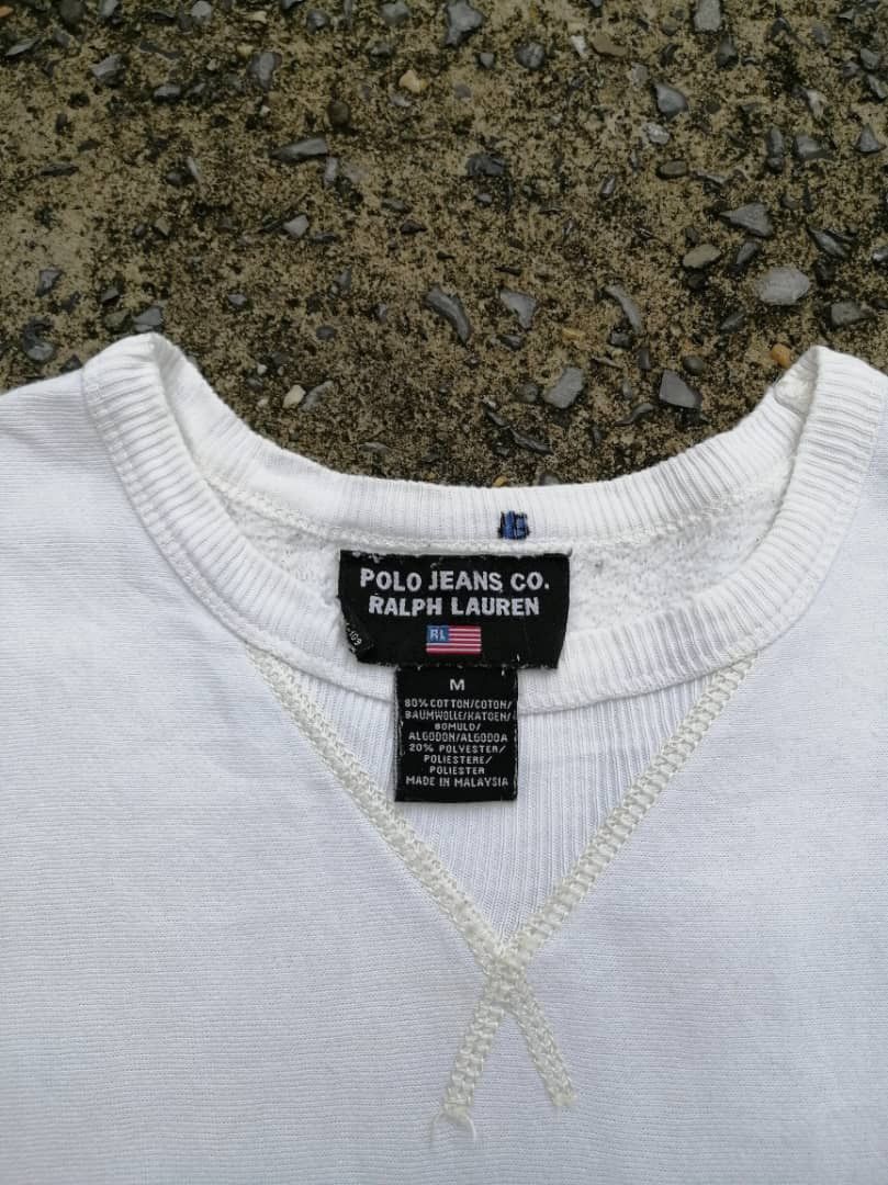 Polo Ralph Lauren × Vintage Polo Ralph Lauren Spellout Sweatshirt Size US M / EU 48-50 / 2 - 9 Thumbnail