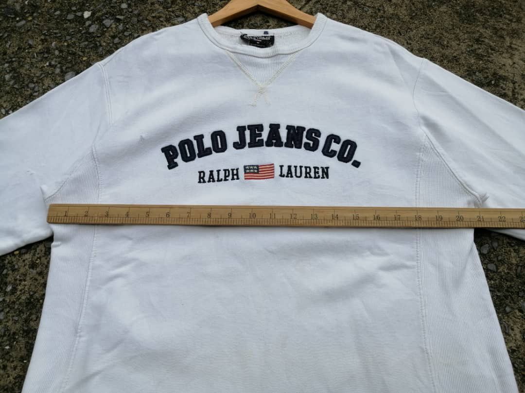 Polo Ralph Lauren × Vintage Polo Ralph Lauren Spellout Sweatshirt Size US M / EU 48-50 / 2 - 3 Thumbnail