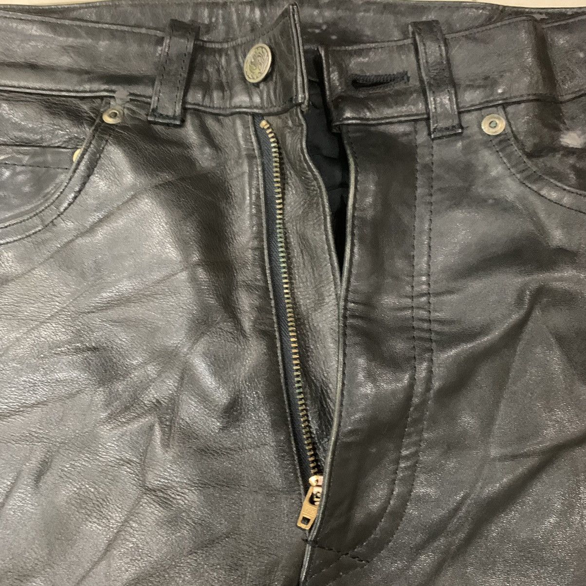 BIGI 🇯🇵Men’s Bigi Leather Pants Size US 26 / EU 42 - 8 Thumbnail