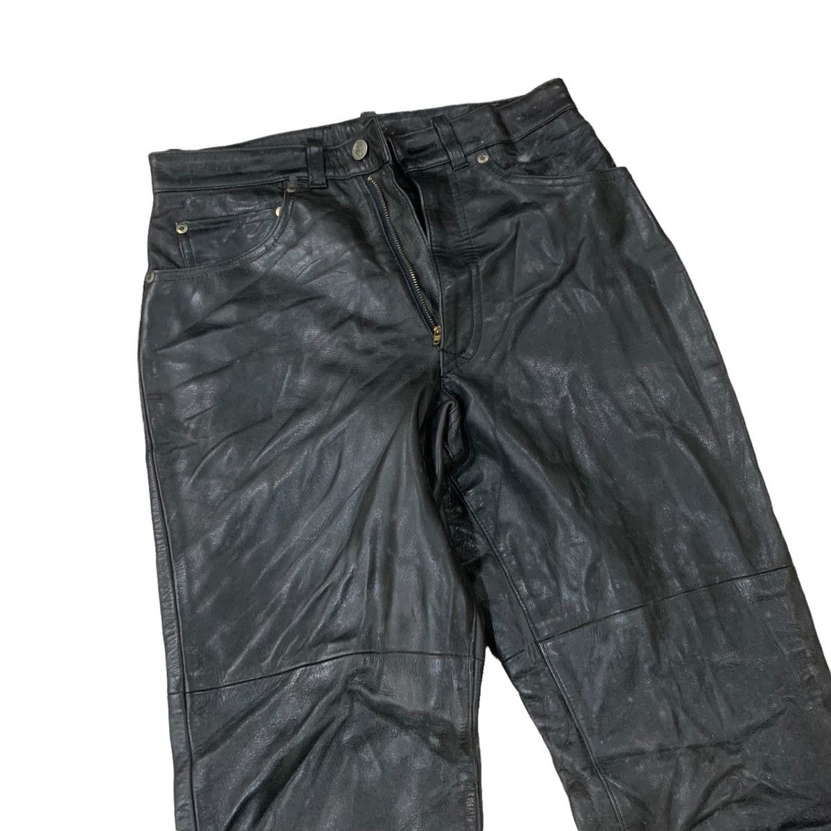 BIGI 🇯🇵Men’s Bigi Leather Pants Size US 26 / EU 42 - 7 Thumbnail