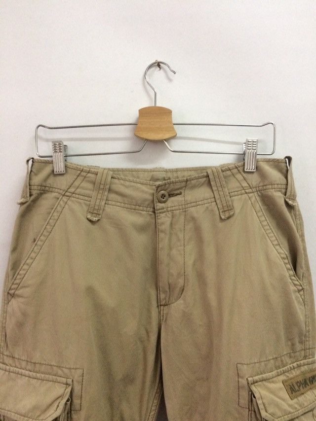 Alpha Industries × Beauty Beast 💥ALPHA INDUSTRIES KHAKI CARGO POCKET PANTS Size US 32 / EU 48 - 4 Thumbnail
