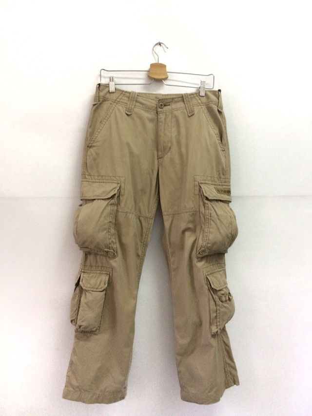 Alpha Industries × Beauty Beast 💥ALPHA INDUSTRIES KHAKI CARGO POCKET PANTS Size US 32 / EU 48 - 1 Thumbnail