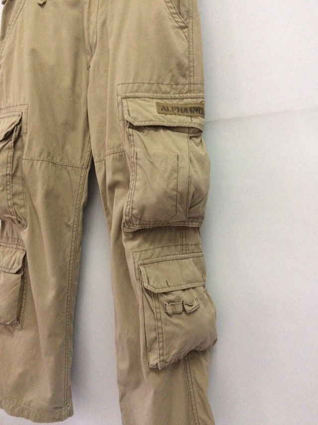 Alpha Industries × Beauty Beast 💥ALPHA INDUSTRIES KHAKI CARGO POCKET PANTS Size US 32 / EU 48 - 3 Thumbnail
