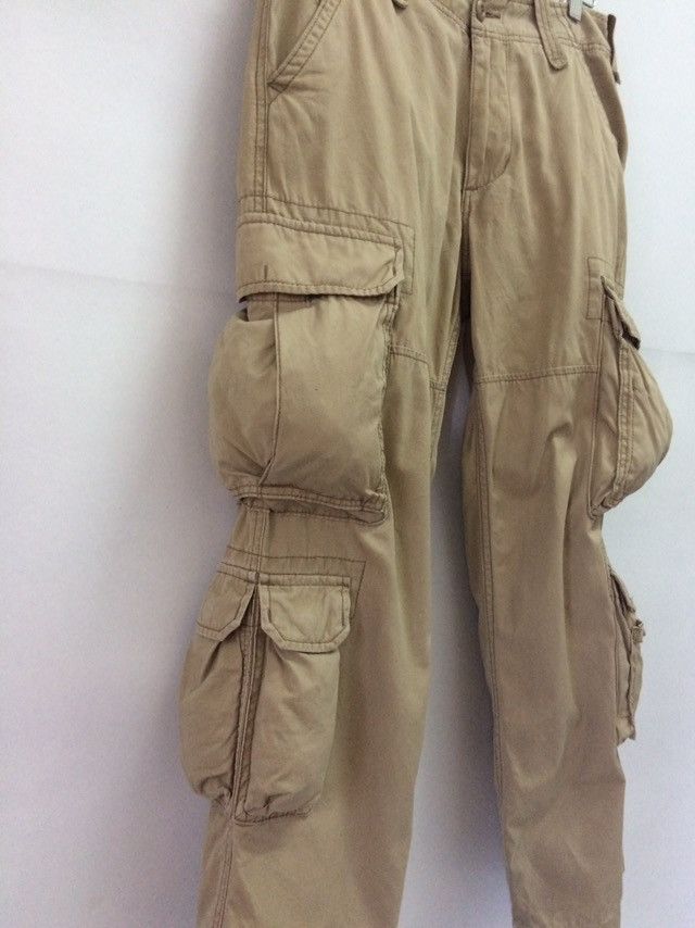 Alpha Industries × Beauty Beast 💥ALPHA INDUSTRIES KHAKI CARGO POCKET PANTS Size US 32 / EU 48 - 2 Thumbnail