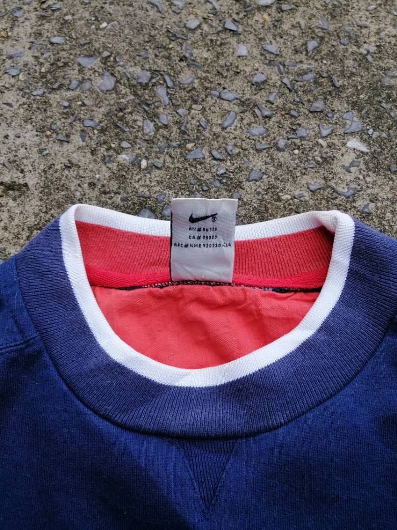 Nike × Vintage Vintage Nike Swoosh Sweatshirt Size US XL / EU 56 / 4 - 6 Thumbnail