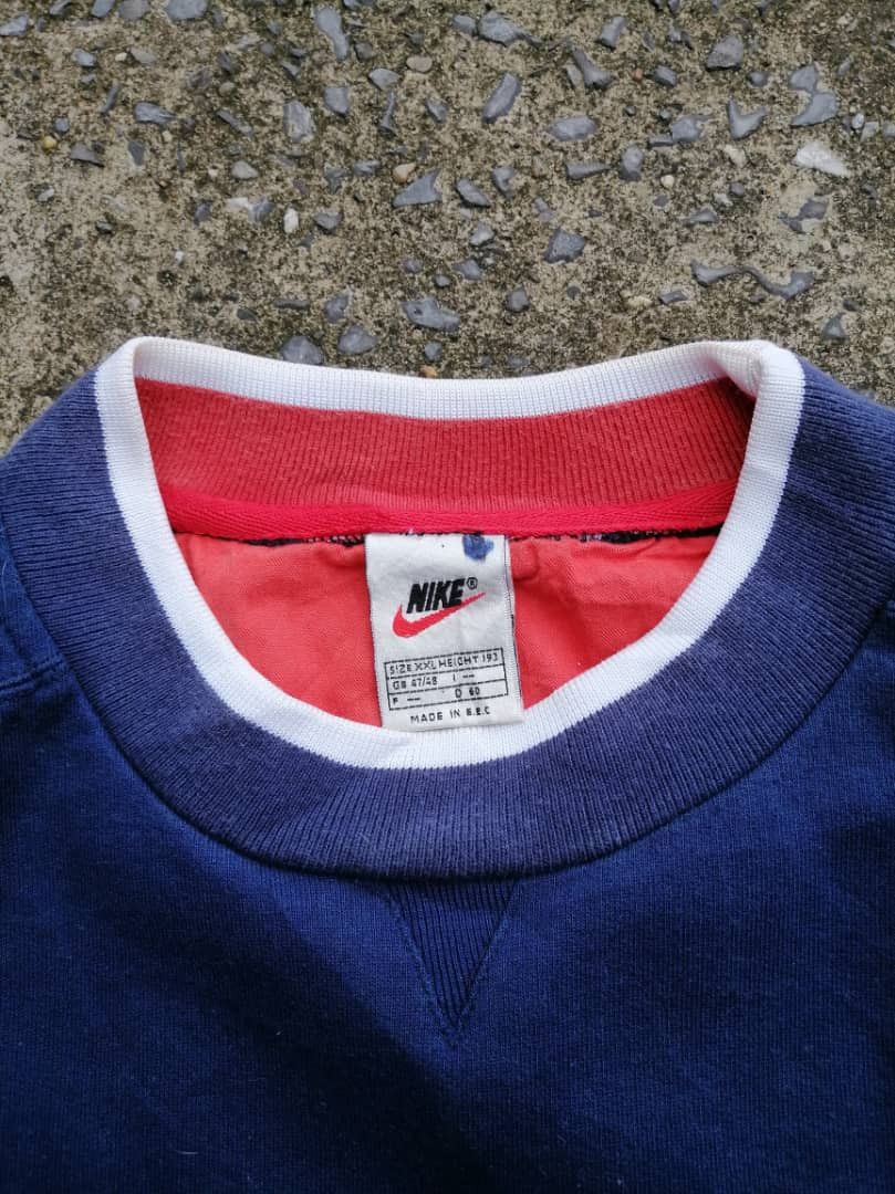 Nike × Vintage Vintage Nike Swoosh Sweatshirt Size US XL / EU 56 / 4 - 8 Thumbnail