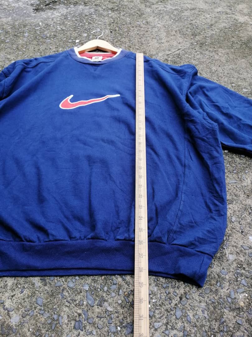 Nike × Vintage Vintage Nike Swoosh Sweatshirt Size US XL / EU 56 / 4 - 7 Thumbnail