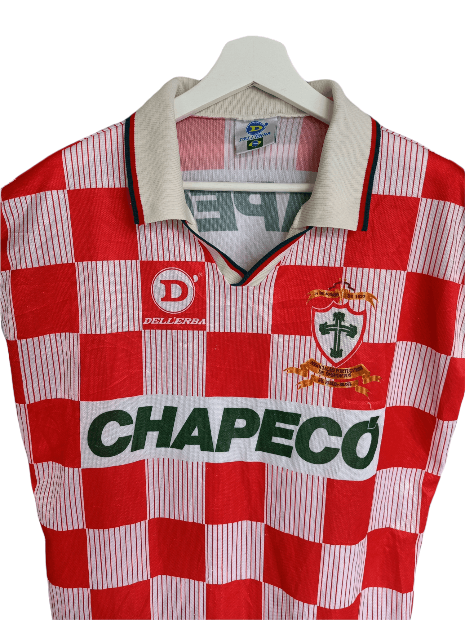 Vintage Chapeco Portuguese Soccer Club Jersey Size US M / EU 48-50 / 2 - 7 Thumbnail