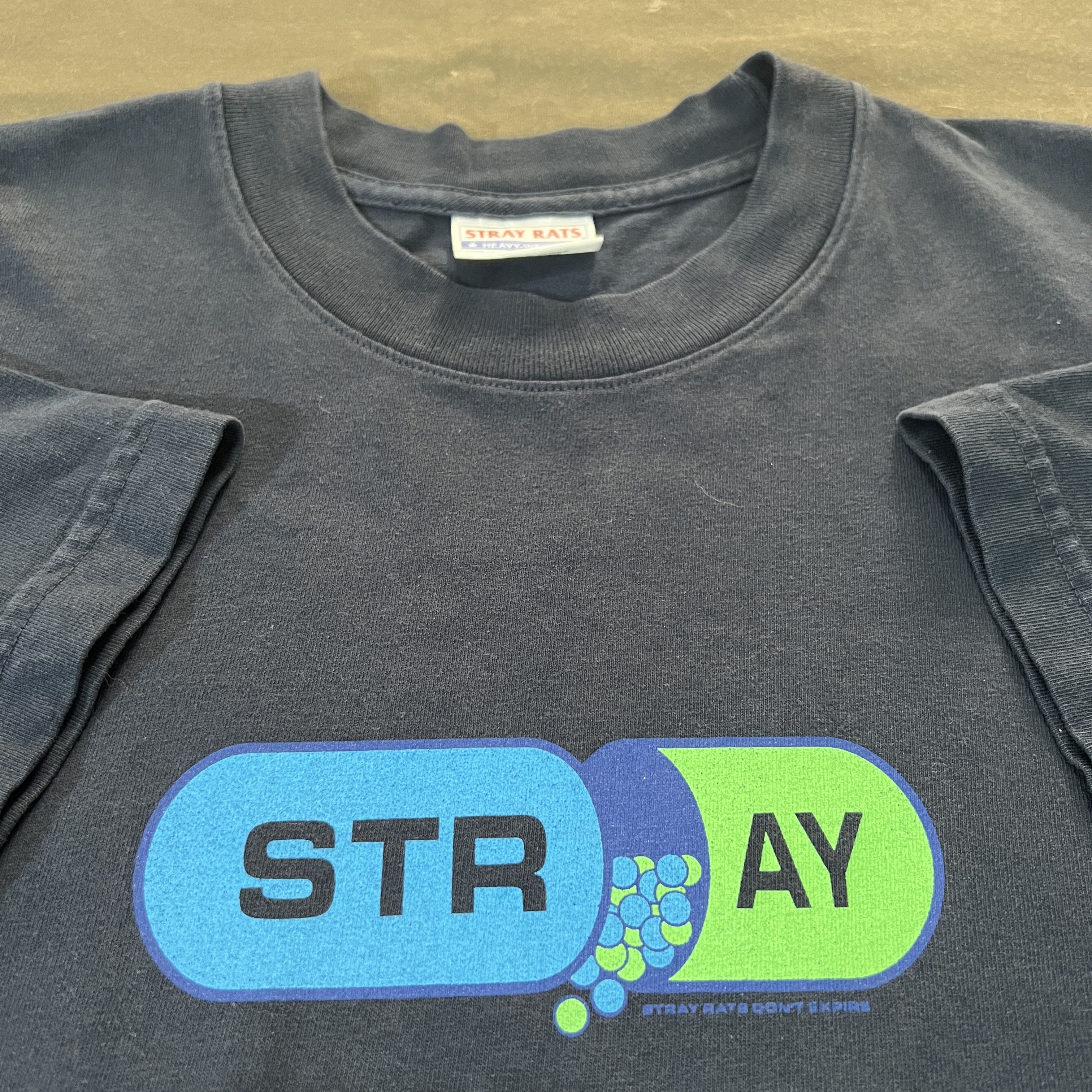 Vintage Stray Rats Pill Tee Shirt Size US XL / EU 56 / 4 - 5 Thumbnail