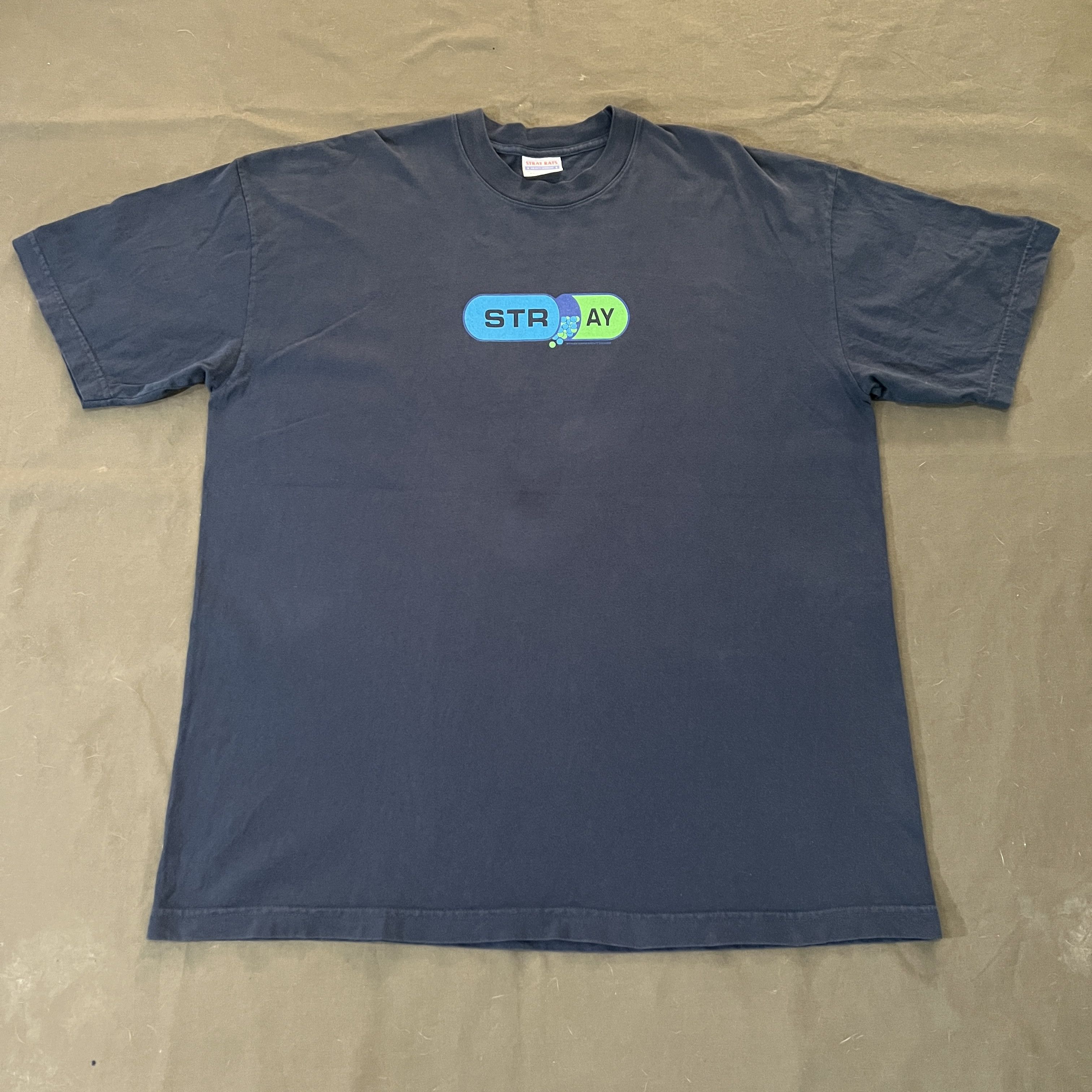 Vintage Stray Rats Pill Tee Shirt Size US XL / EU 56 / 4 - 4 Thumbnail