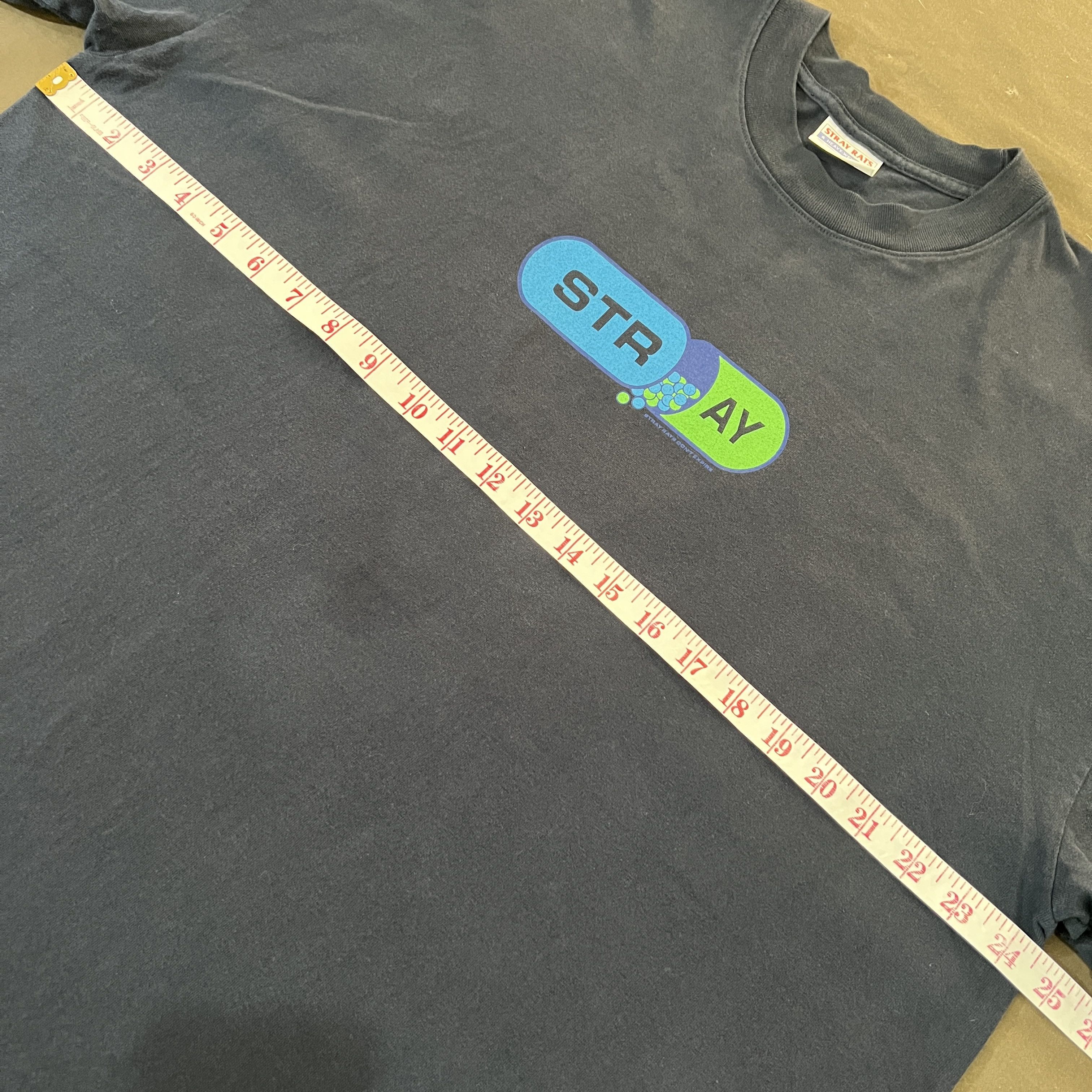 Vintage Stray Rats Pill Tee Shirt Size US XL / EU 56 / 4 - 7 Thumbnail