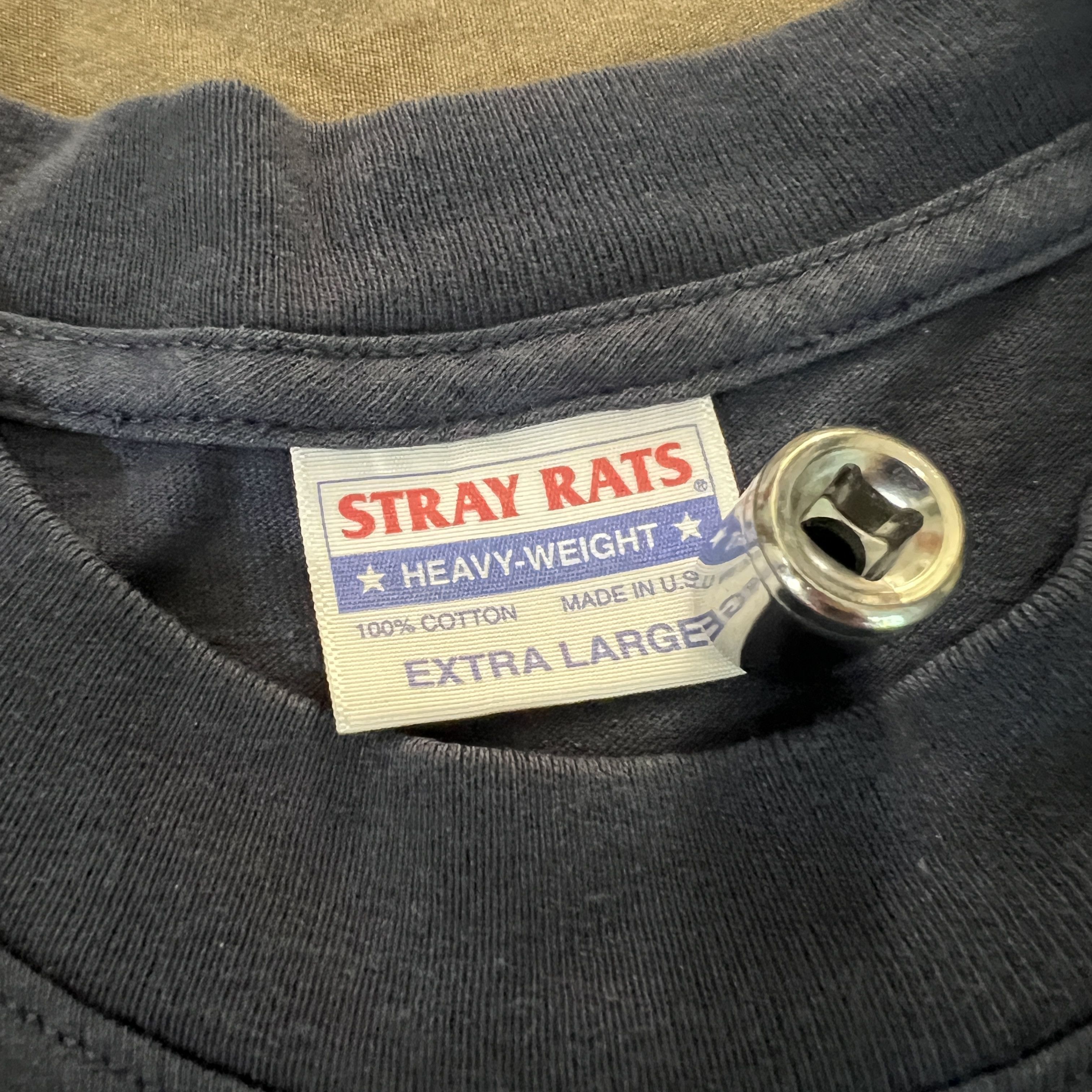 Vintage Stray Rats Pill Tee Shirt Size US XL / EU 56 / 4 - 3 Thumbnail
