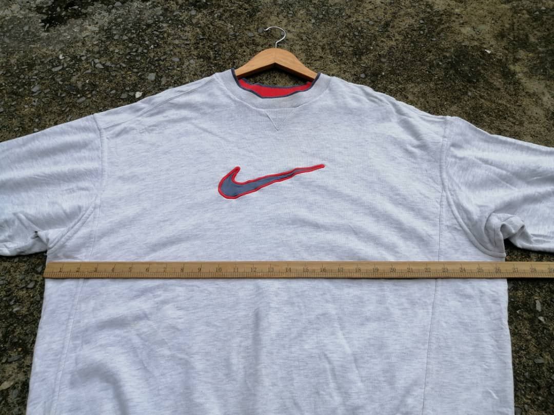Nike × Vintage Vintage Nike Swoosh Sweatshirt Size US L / EU 52-54 / 3 - 4 Thumbnail