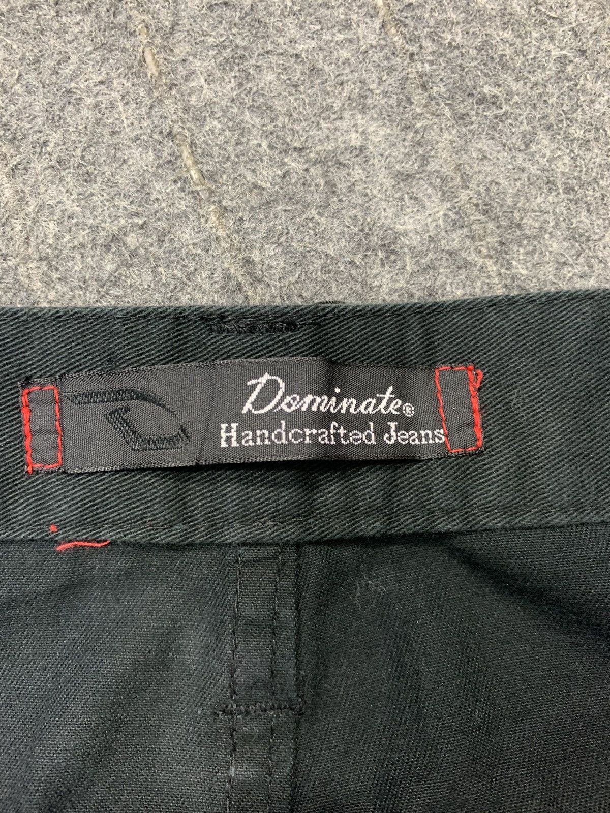 Japanese Brand Double Waist Jeans Patchworks Dominate Handcrafted Pocket Size US 30 / EU 46 - 9 Thumbnail