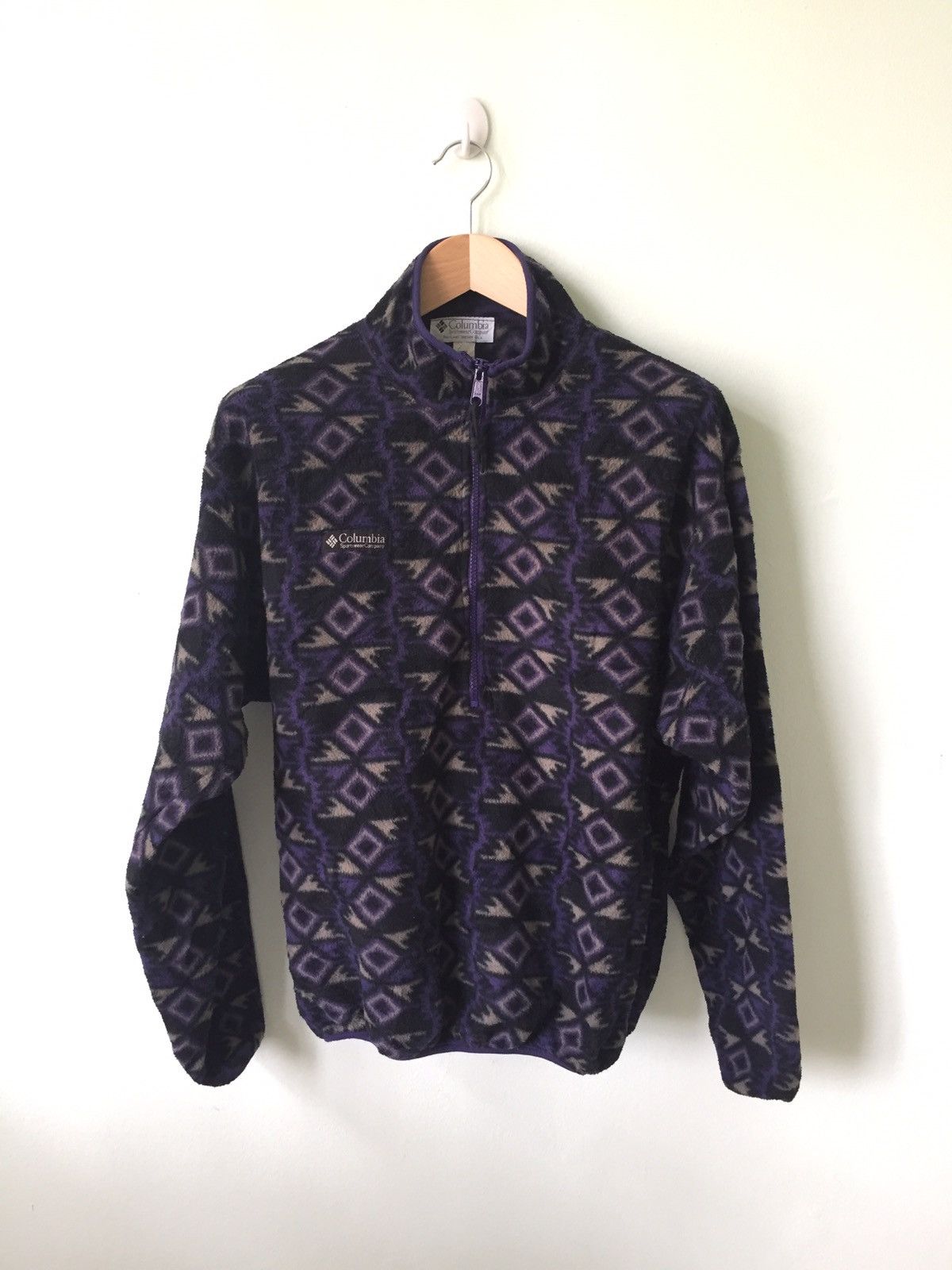 Columbia Vintage Columbia Half Zuppper Actez Navajo Sweatshirt Size US M / EU 48-50 / 2 - 1 Thumbnail