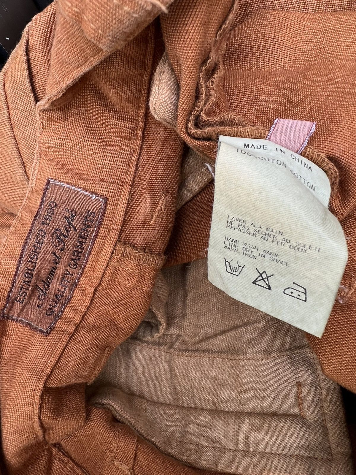 ADAM ET ROPE ADAM ET ROPE Sun Fade Dirty Tactical Cargo Trouser Pant Size US 31 - 13 Thumbnail