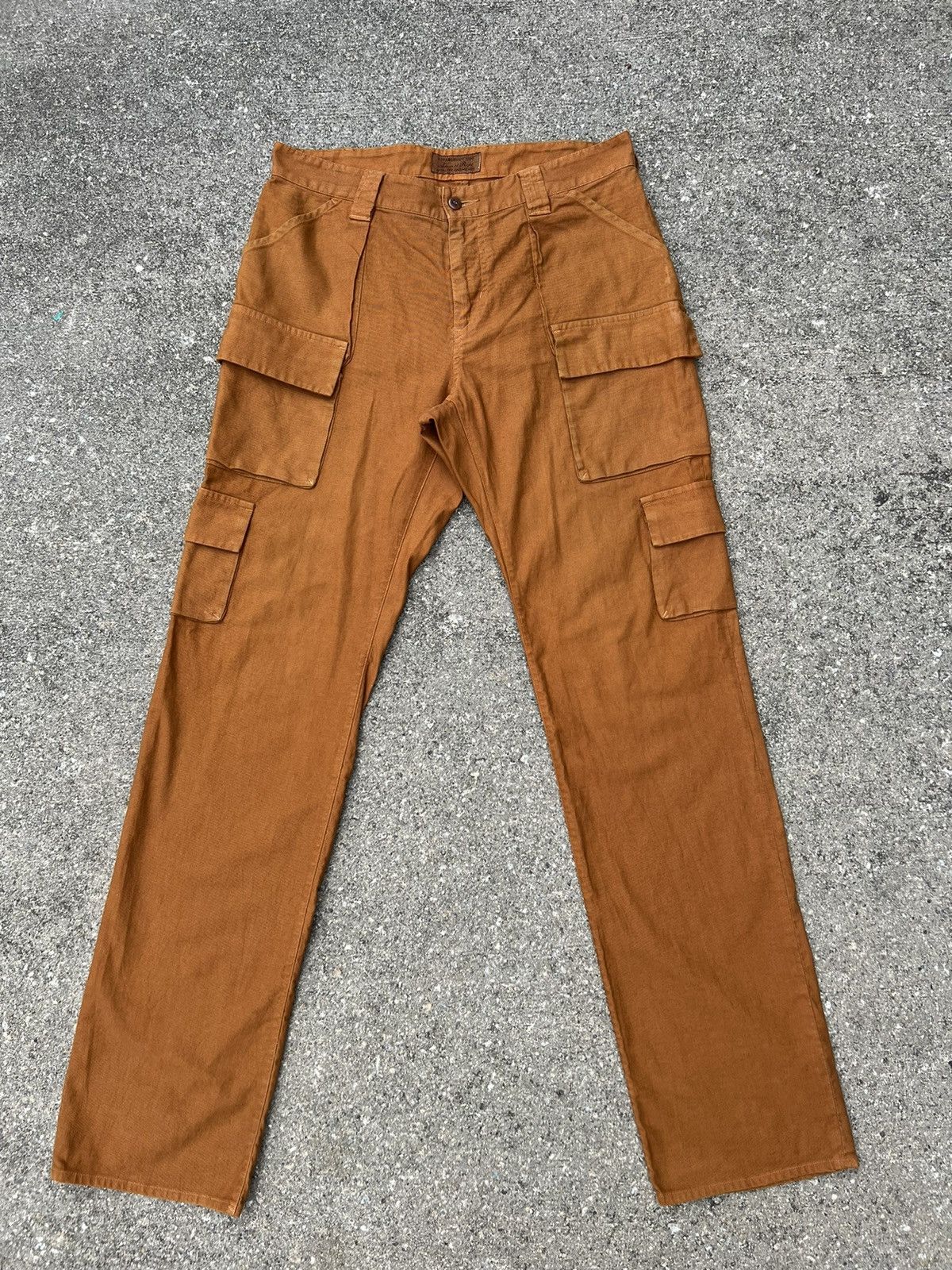 ADAM ET ROPE ADAM ET ROPE Sun Fade Dirty Tactical Cargo Trouser Pant Size US 31 - 14 Thumbnail