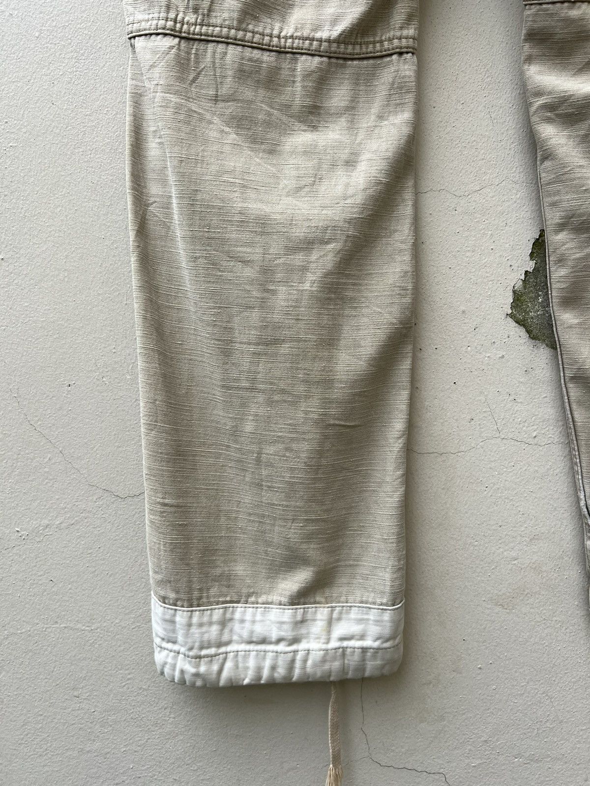 Vintage HANALEI Japan Drawstring Patchwork Native Cargo Trouser Pant Size US 31 - 13 Thumbnail
