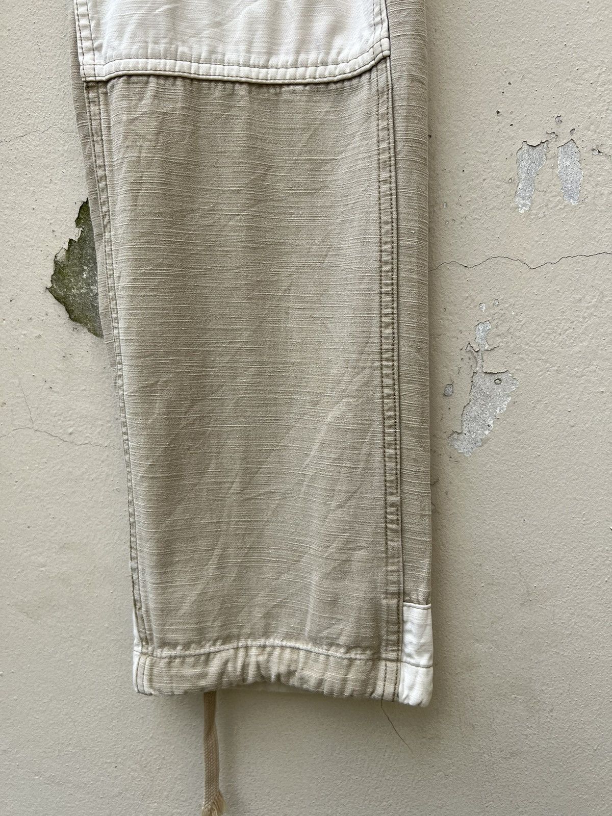 Vintage HANALEI Japan Drawstring Patchwork Native Cargo Trouser Pant Size US 31 - 8 Thumbnail