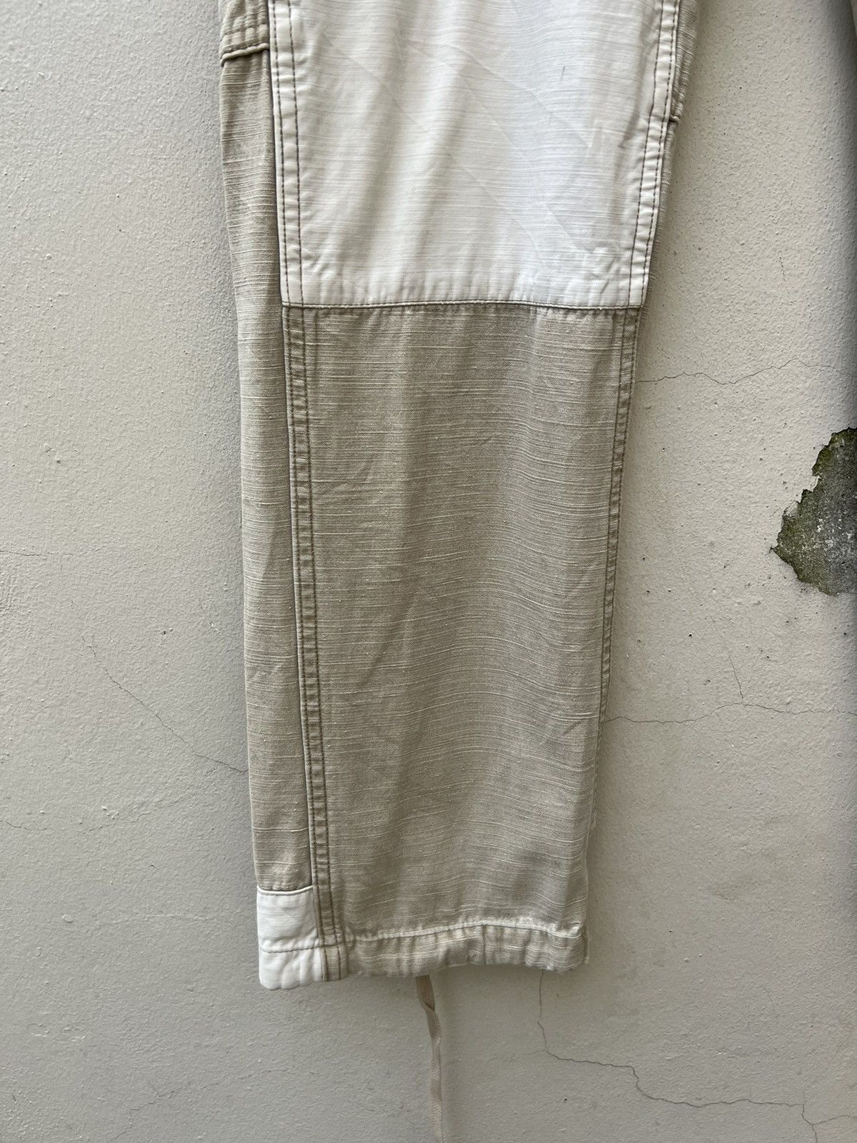 Vintage HANALEI Japan Drawstring Patchwork Native Cargo Trouser Pant Size US 31 - 4 Thumbnail