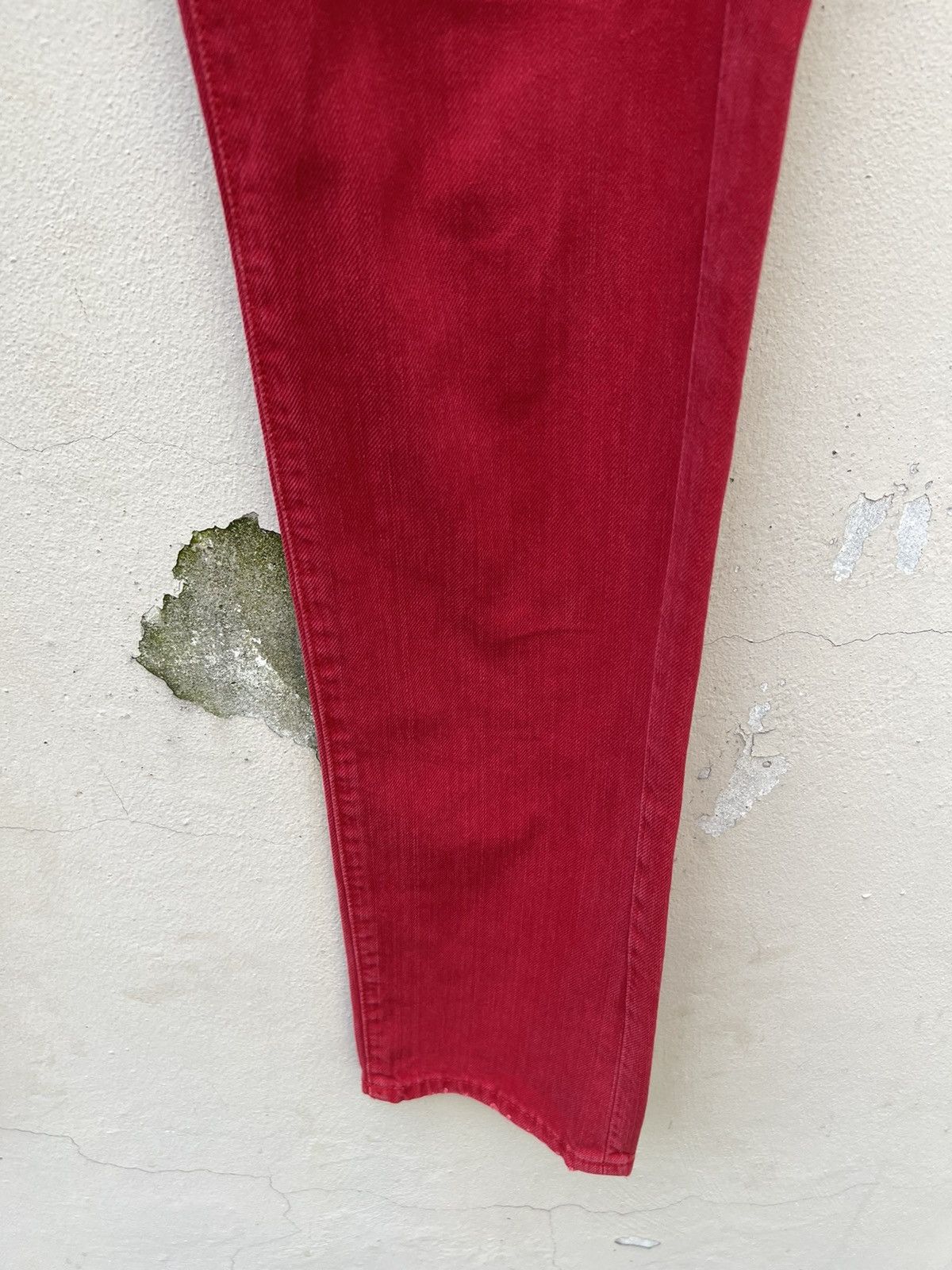 Ralph Lauren Denim & Supply RL Rips Patchwork Distressed Red Denim Size US 28 / EU 44 - 8 Thumbnail