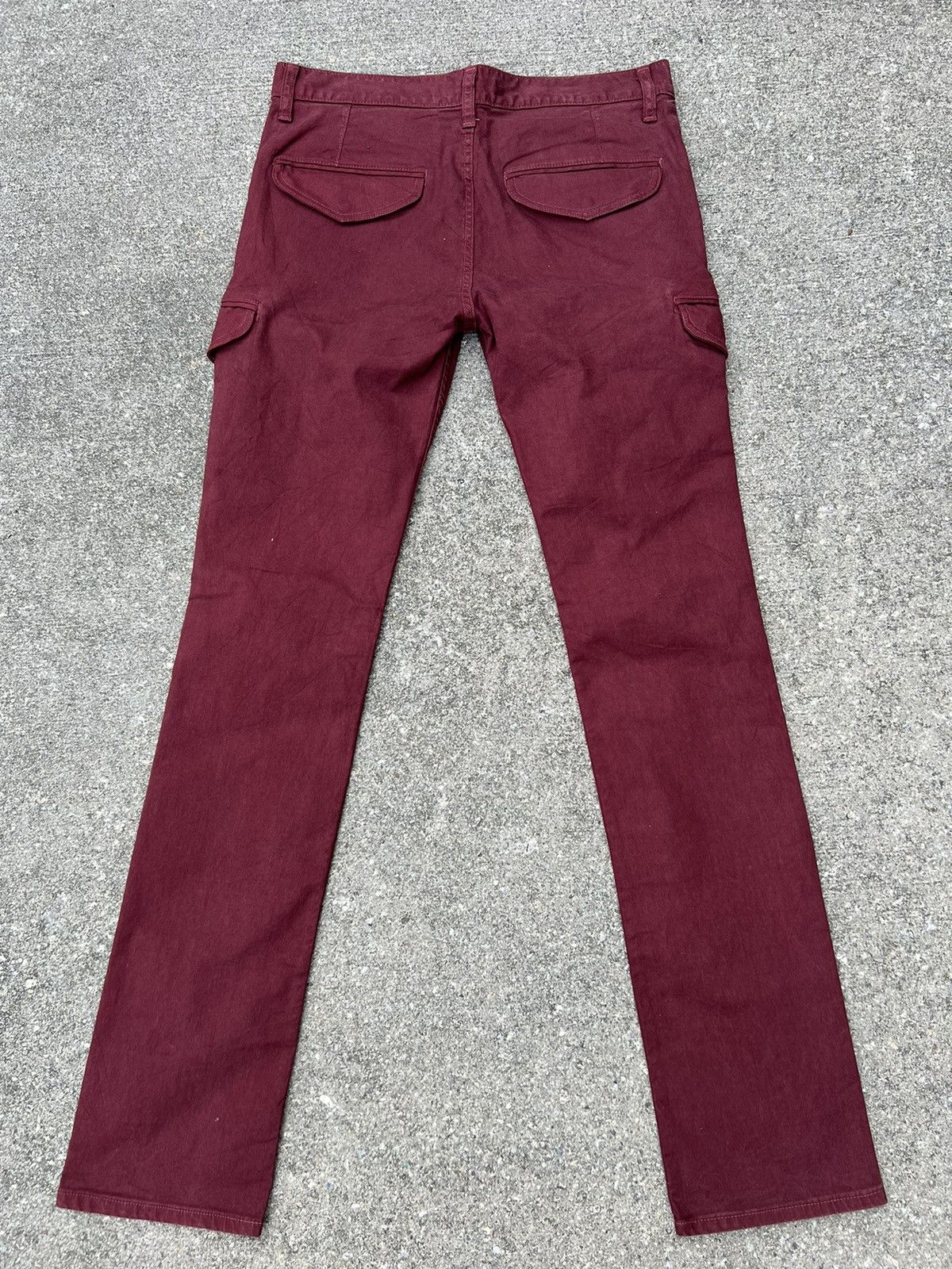 Vintage Magine Japan Low Rise Stretchable Skinny Cargo Trouser Pant Size US 31 - 19 Thumbnail