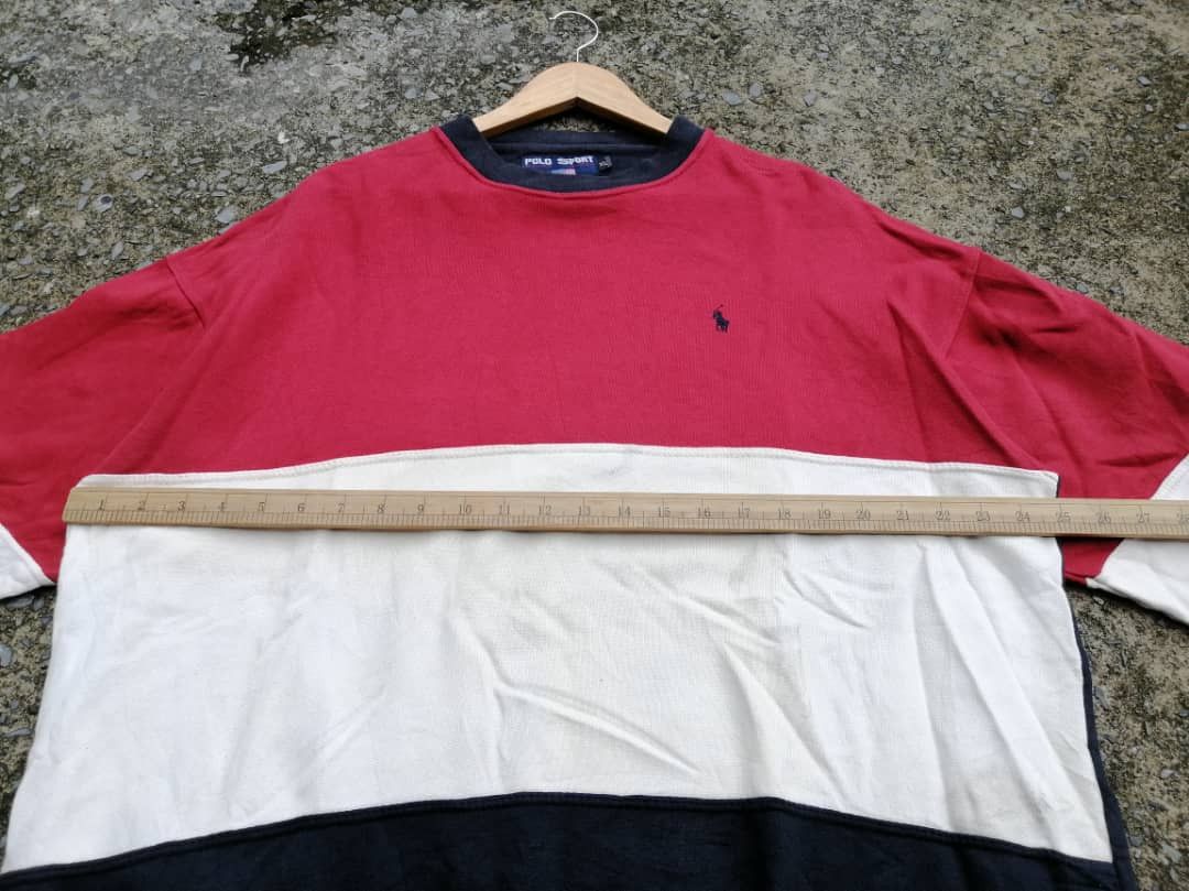 Polo Ralph Lauren Polo Sport Ralph Lauren Stripe Sweatshirt ad Size US L / EU 52-54 / 3 - 3 Thumbnail