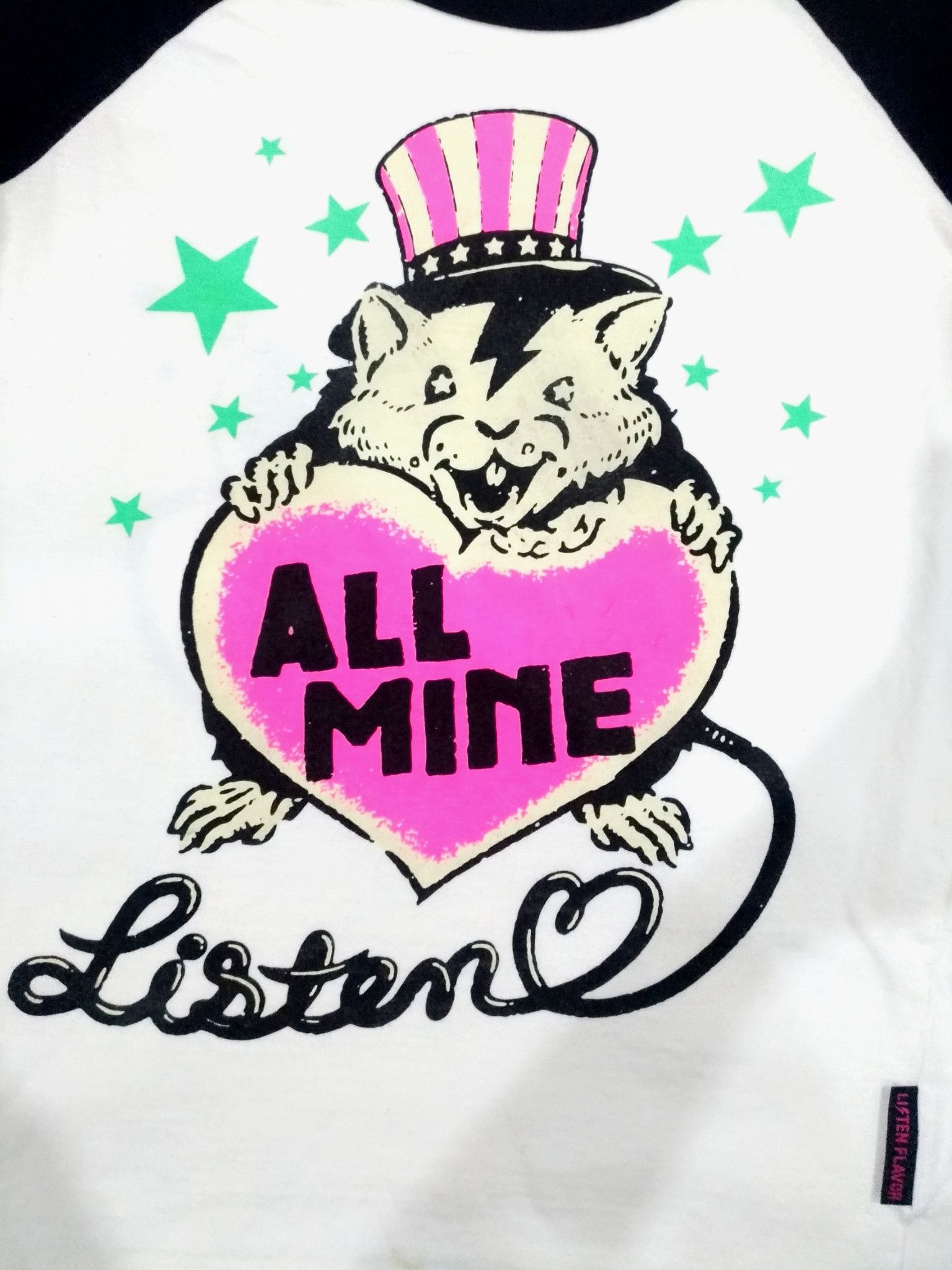 Japanese Brand RARE! LISTEN FLAVOR "BOWIE RAT" ALL MINE T-SHIRT Size US S / EU 44-46 / 1 - 7 Thumbnail