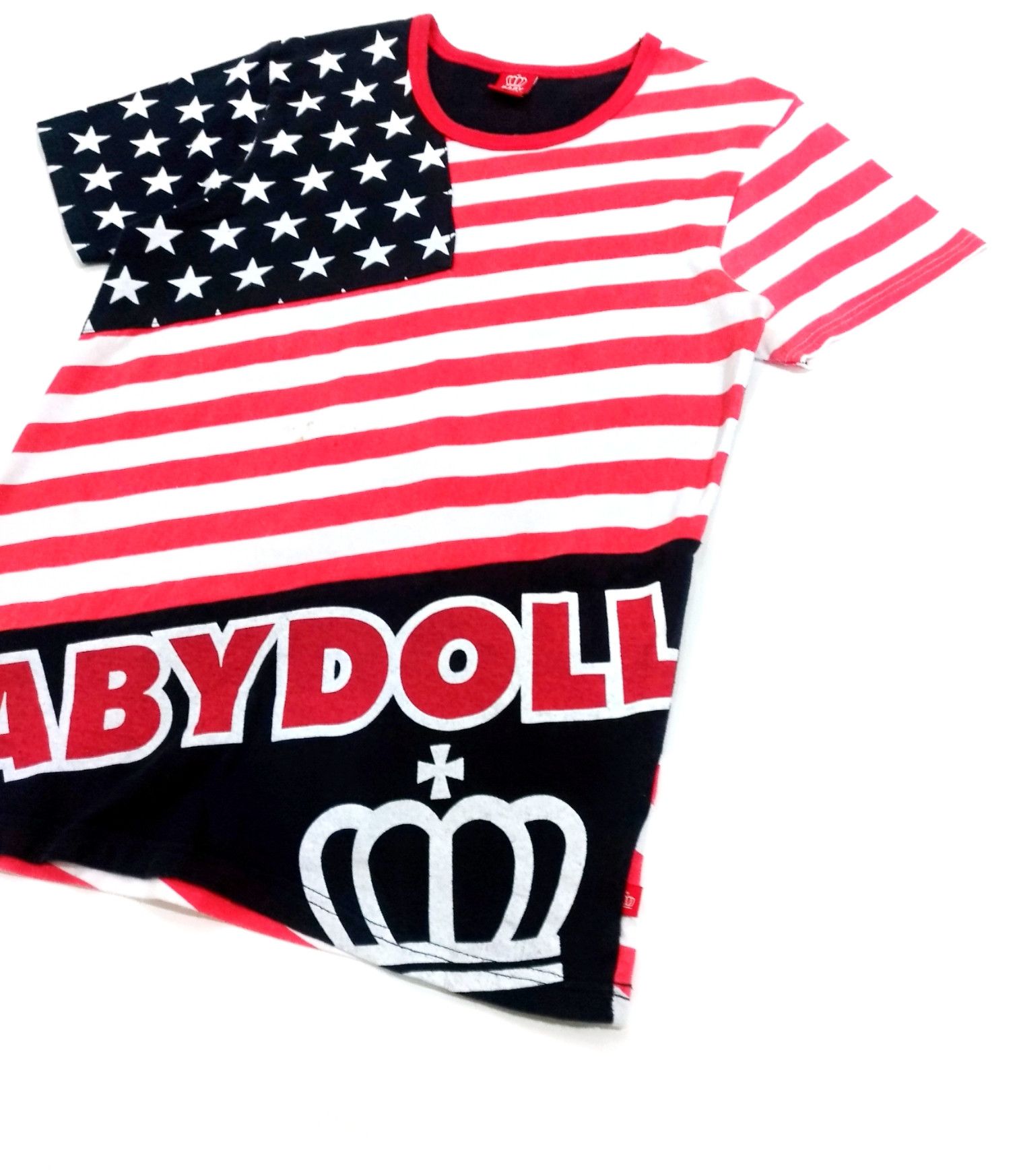 Japanese Brand RARE! BABY DOLL JAPANESE BRAND CUT & SEWN AMERICAN FLAG Size M / US 6-8 / IT 42-44 - 3 Thumbnail