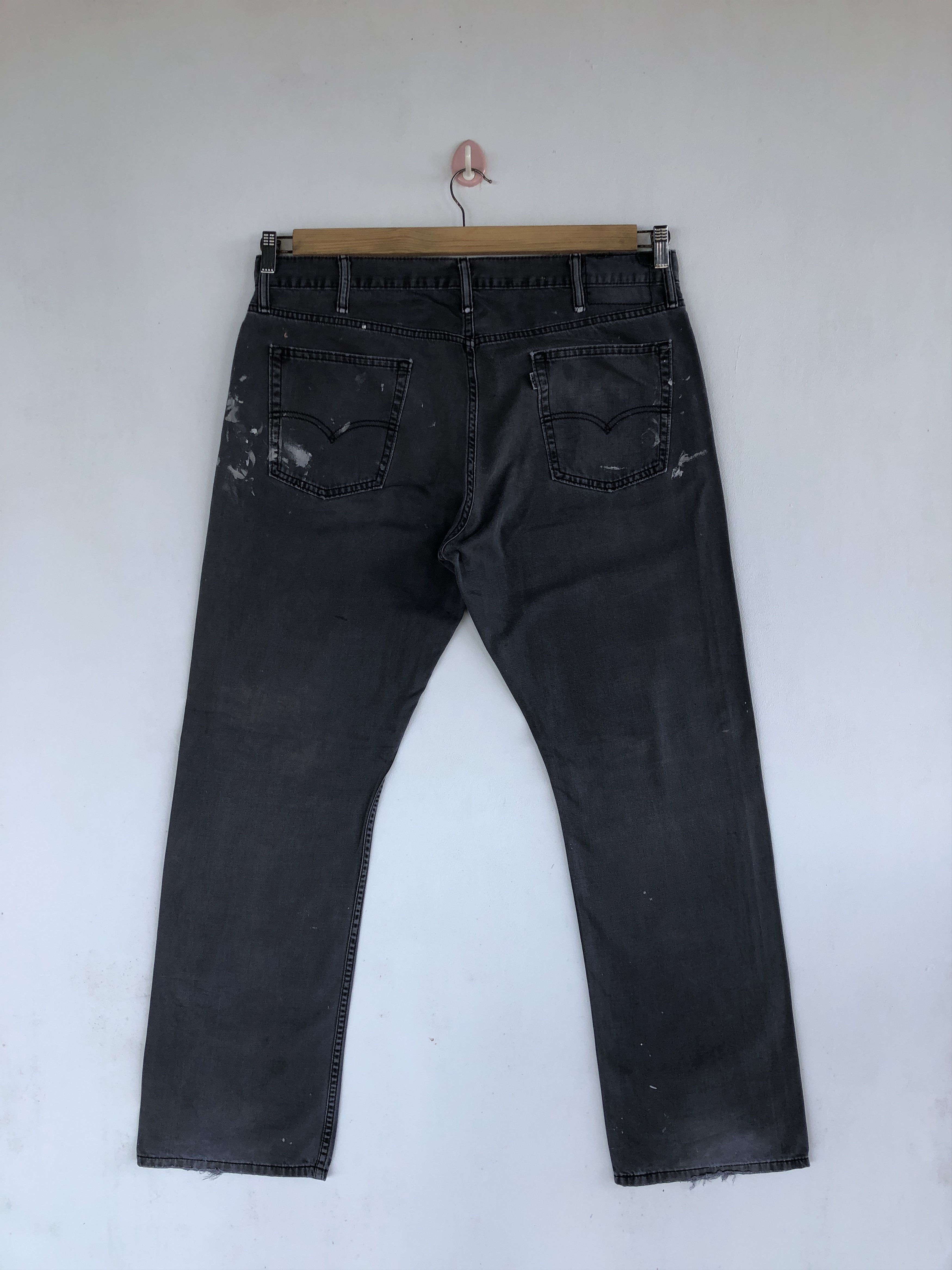 Levi's Vintage Levis Paint Splatter Jeans Levi's Distressed Denim Size US 36 / EU 52 - 2 Thumbnail