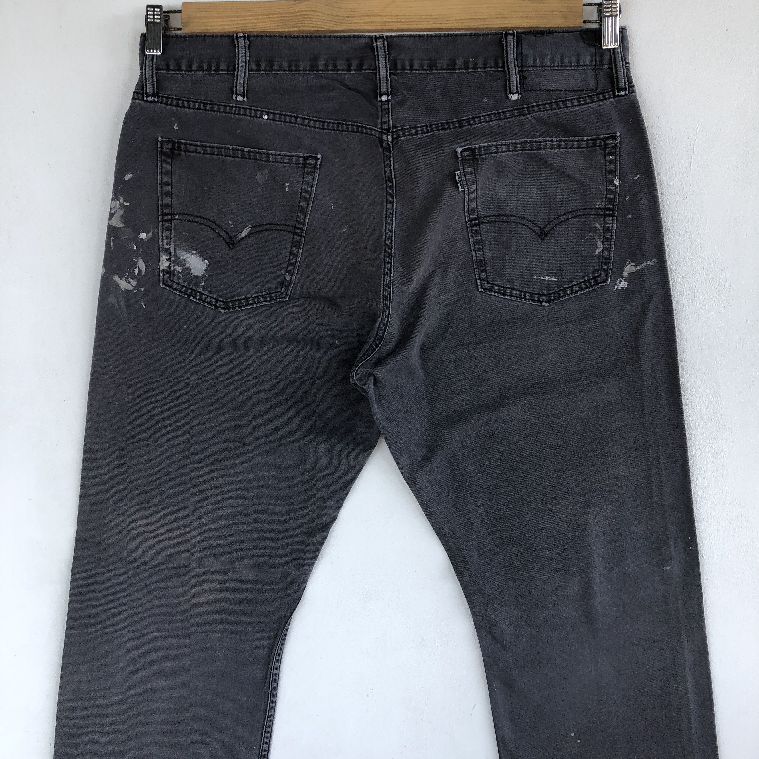 Levi's Vintage Levis Paint Splatter Jeans Levi's Distressed Denim Size US 36 / EU 52 - 6 Thumbnail