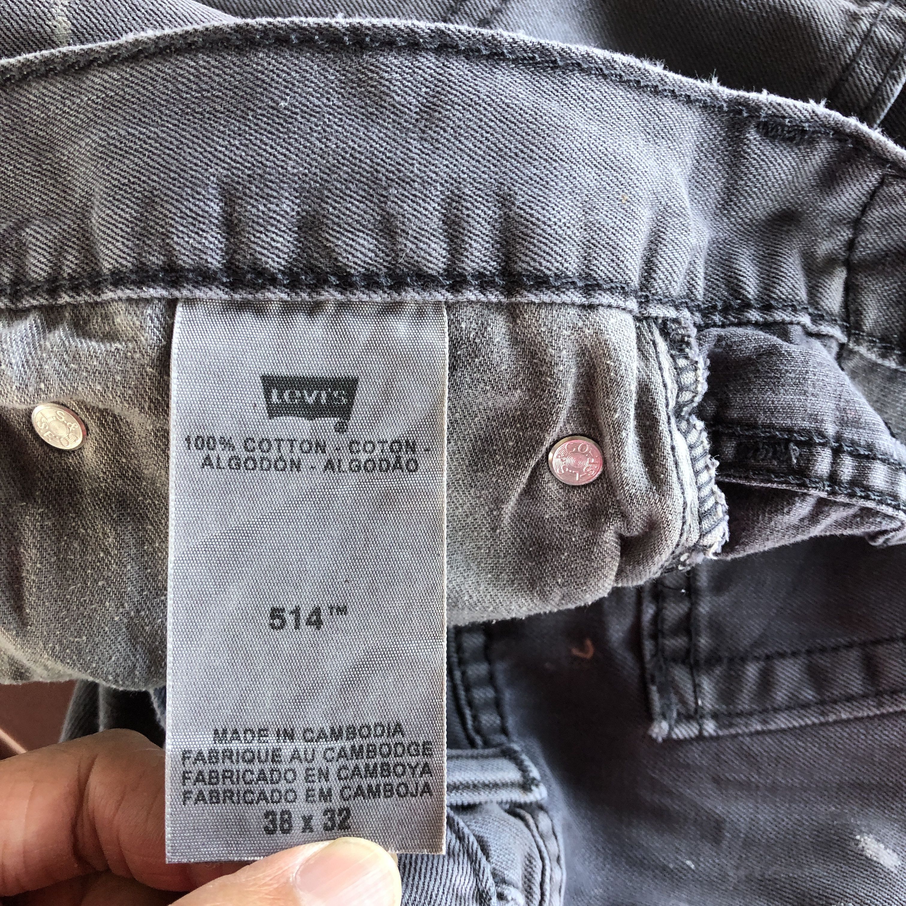 Levi's Vintage Levis Paint Splatter Jeans Levi's Distressed Denim Size US 36 / EU 52 - 11 Thumbnail