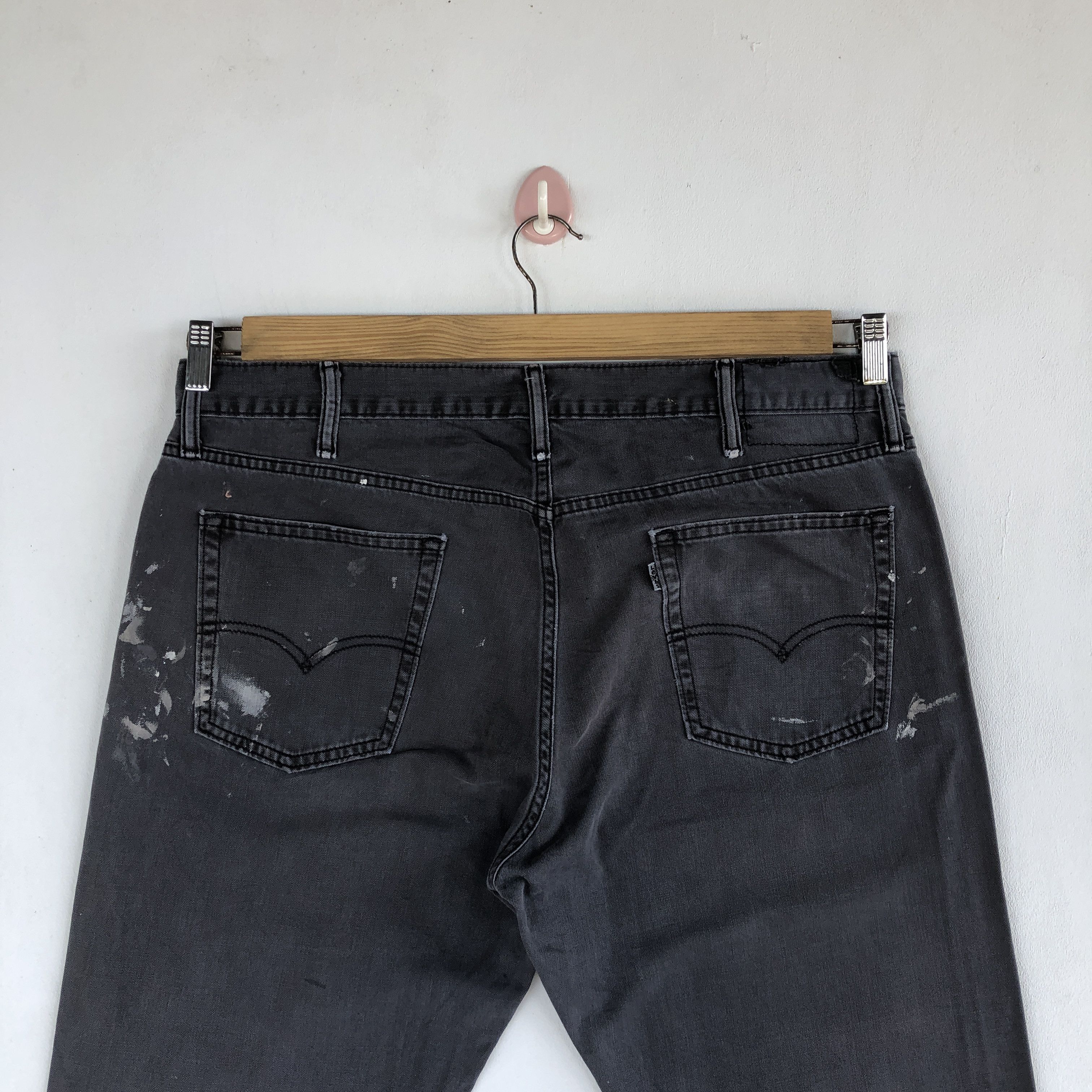 Levi's Vintage Levis Paint Splatter Jeans Levi's Distressed Denim Size US 36 / EU 52 - 4 Thumbnail
