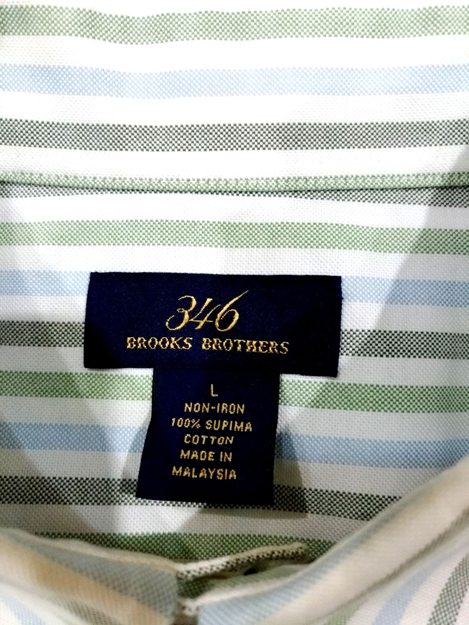 Brooks Brothers BROOKS BROTHERS CASUAL PINSTRIPES L/SLEEVE Size US XL / EU 56 / 4 - 7 Thumbnail